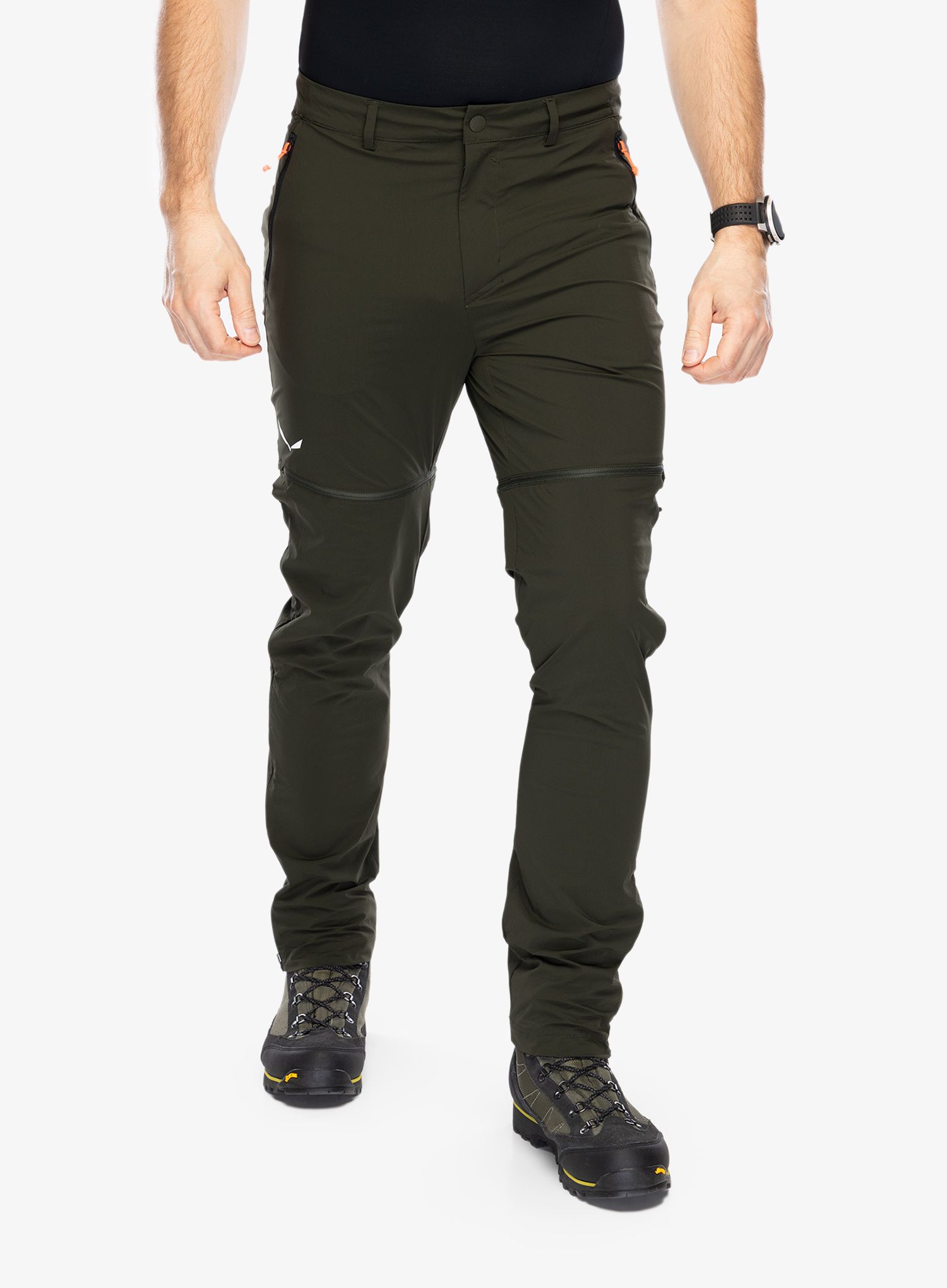 Softshellhose Salewa Puez Talveno DST 2/1 Pant - dark olive