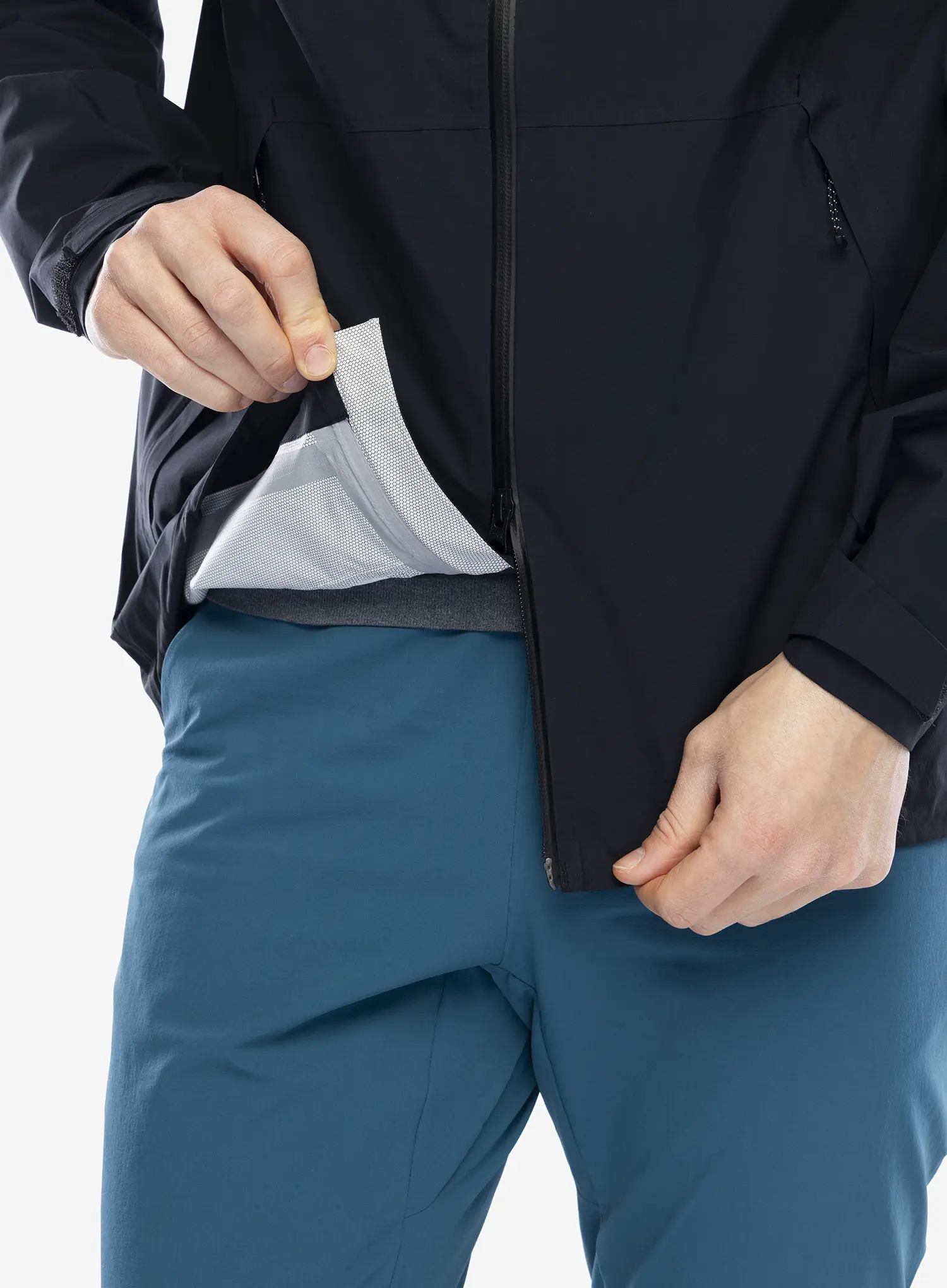 Regenjacke Salomon Outerpath Jacket - deep black