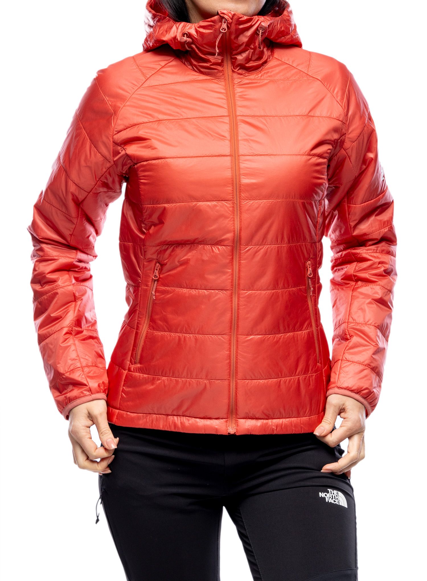 Thermojacke Damen Salomon Outline HD Insul Jkt - mineral red