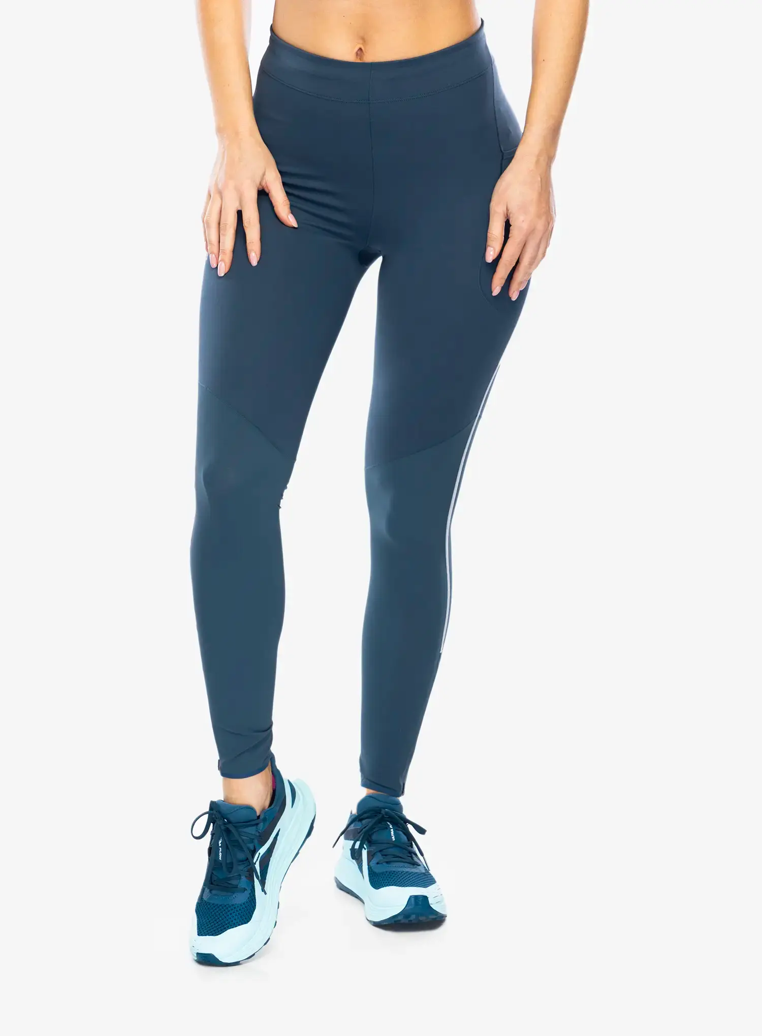 Leggings Damen Salomon Sense Stow Tight - midnight navy