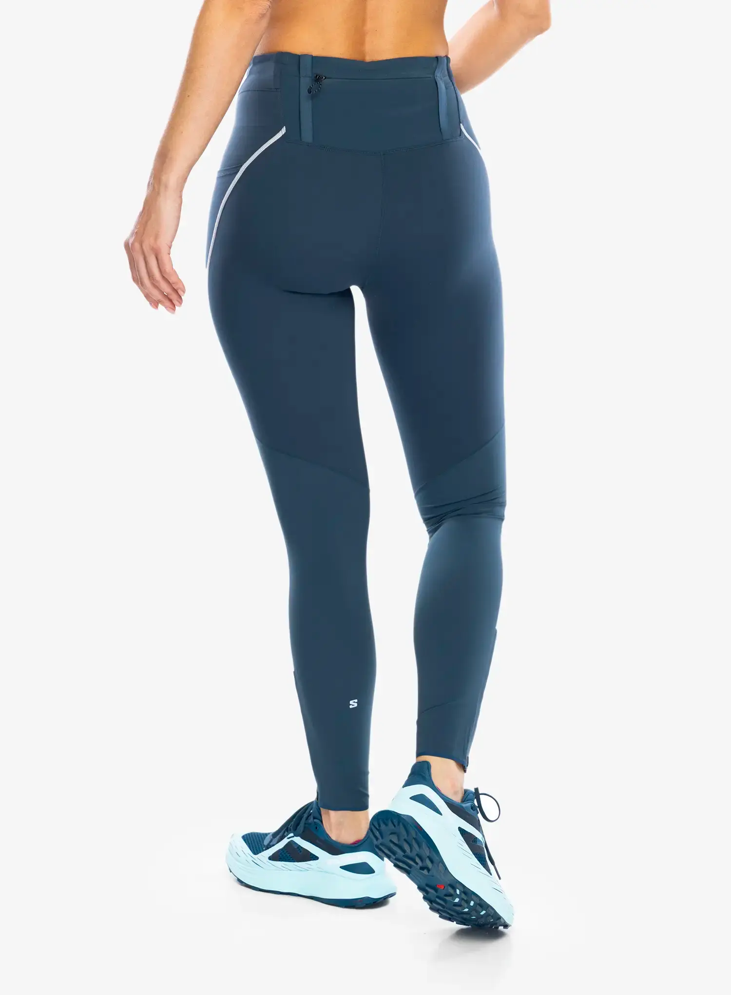 Leggings Damen Salomon Sense Stow Tight - midnight navy