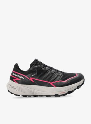 Trailschuhe Damen Salomon Thundercross GTX - black/black/pink