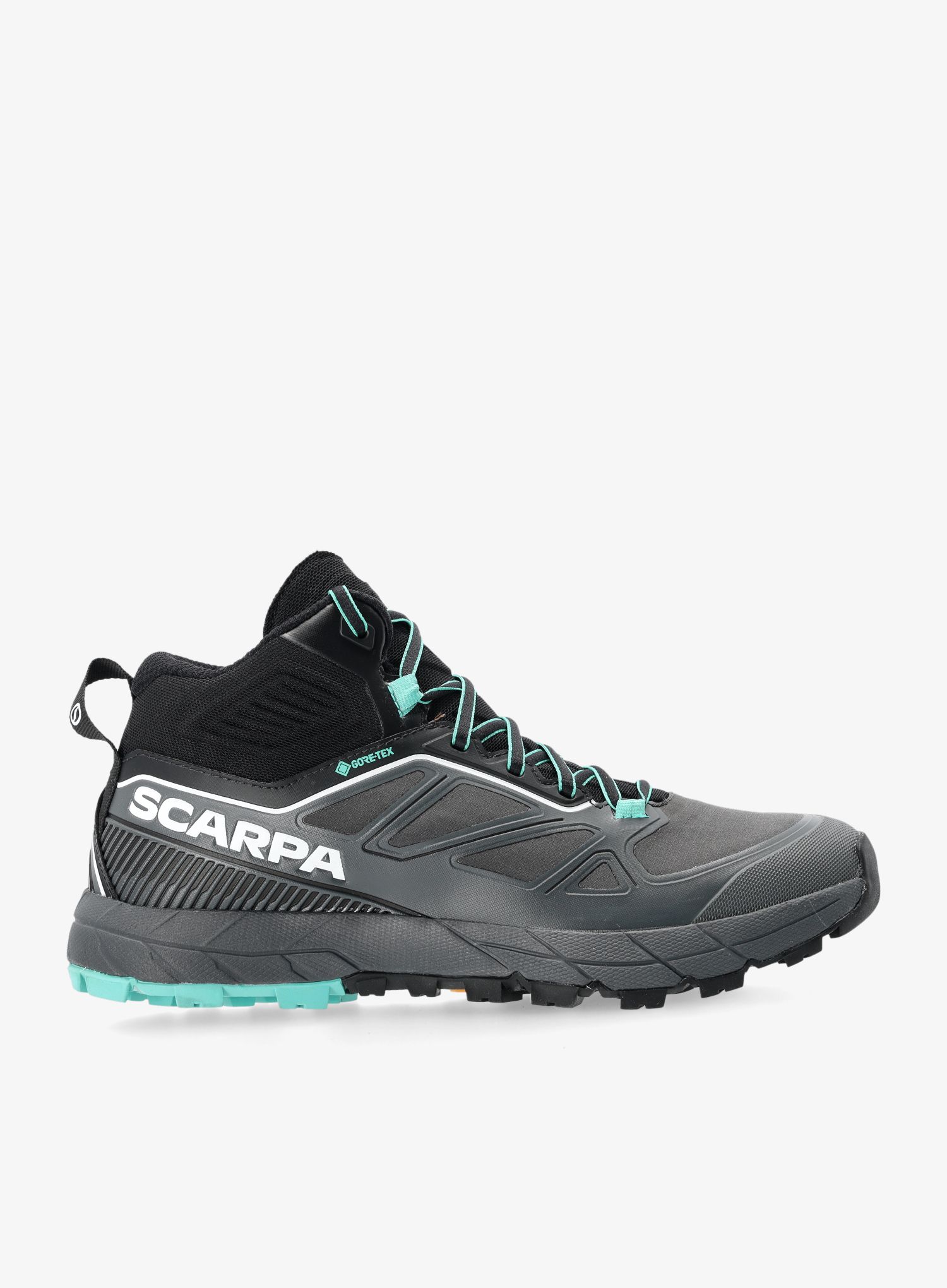 Zustiegschuhe Damen Scarpa Rapid Mid GTX - anthracite/turquoise