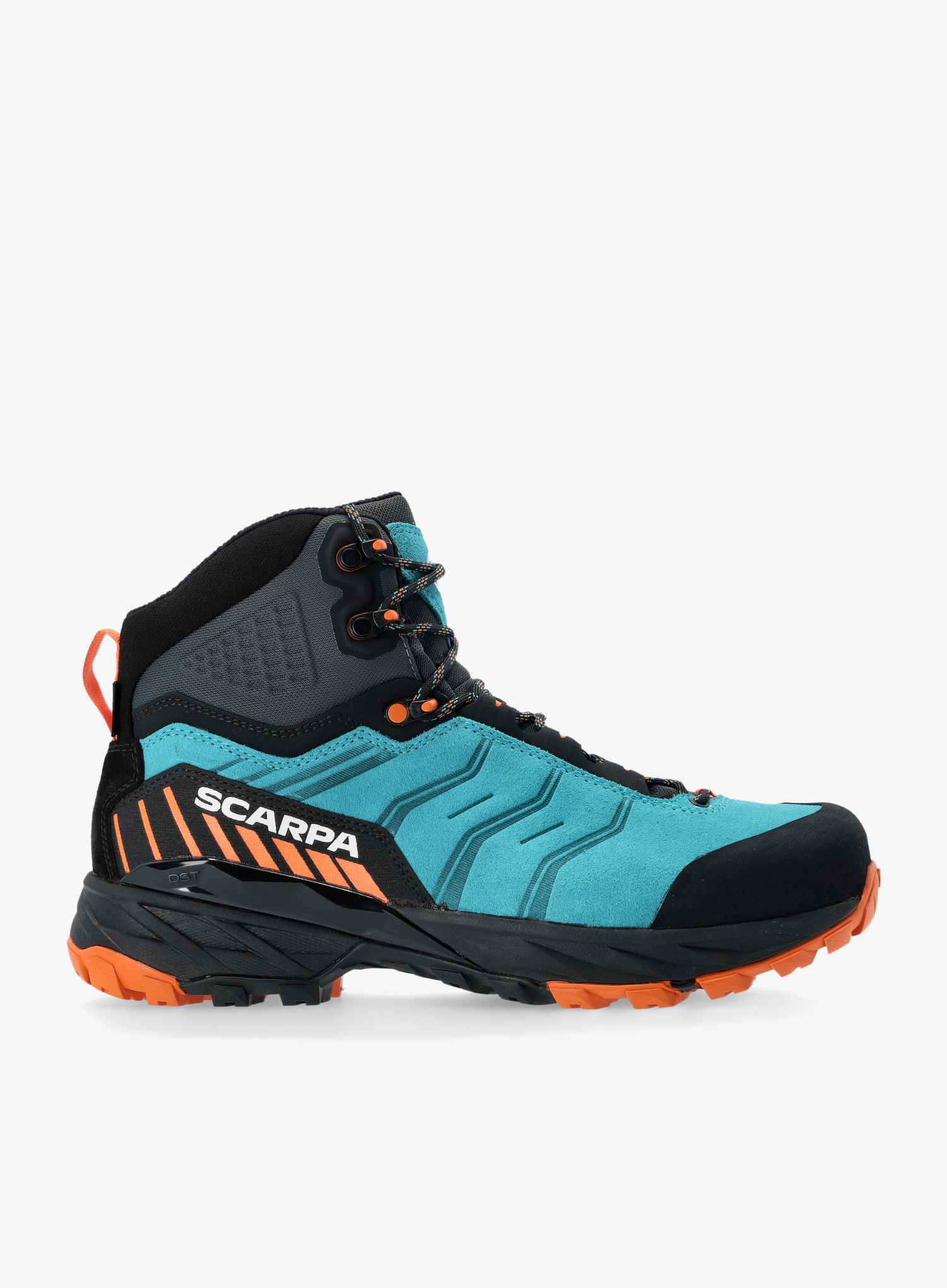 Trekkingschuhe Scarpa Rush TRK GTX - pagoda blue/mango