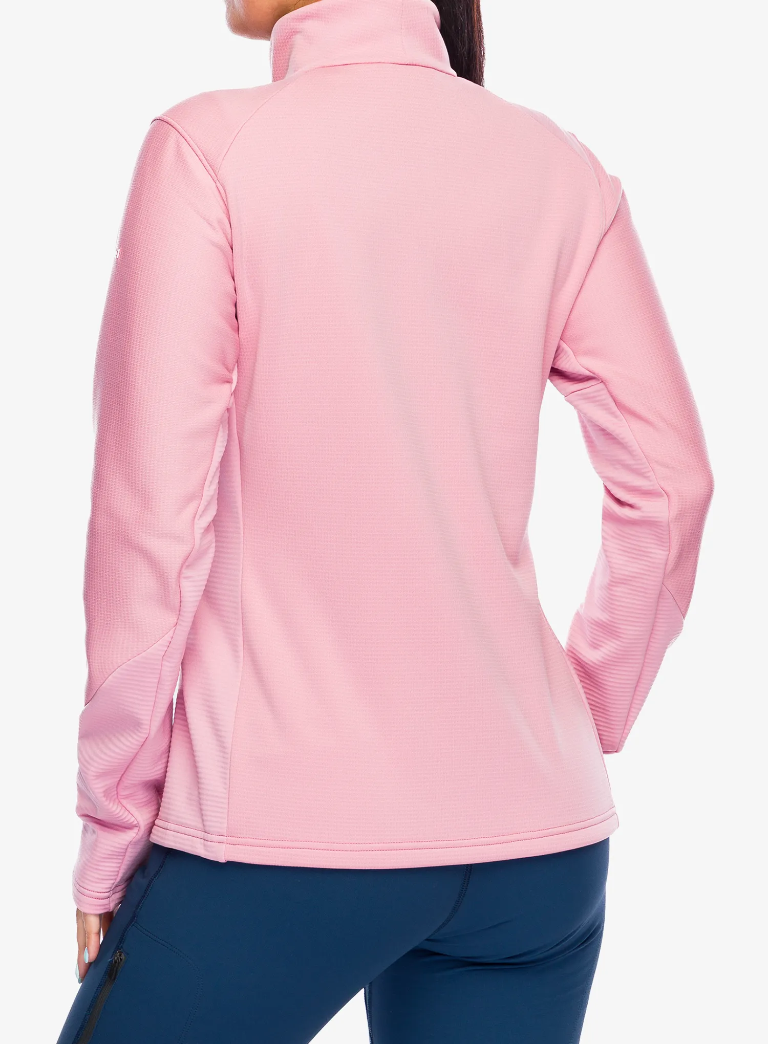 Pullover mit Reißverschluss Damen Schoffel Fleece Style Tiefen - viola