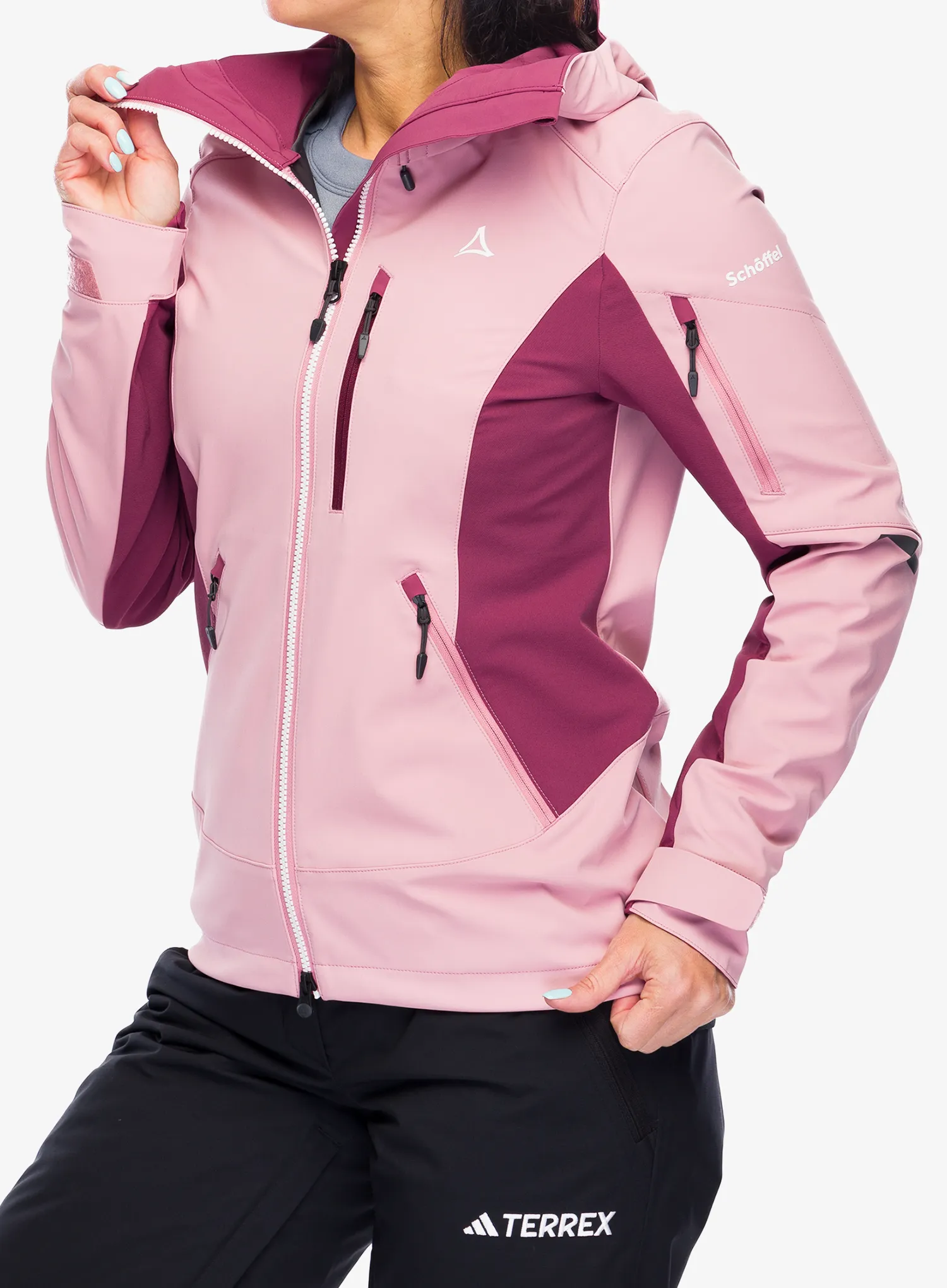 Jacke Damen Schoffel Softshell Jacket Matrei - viola