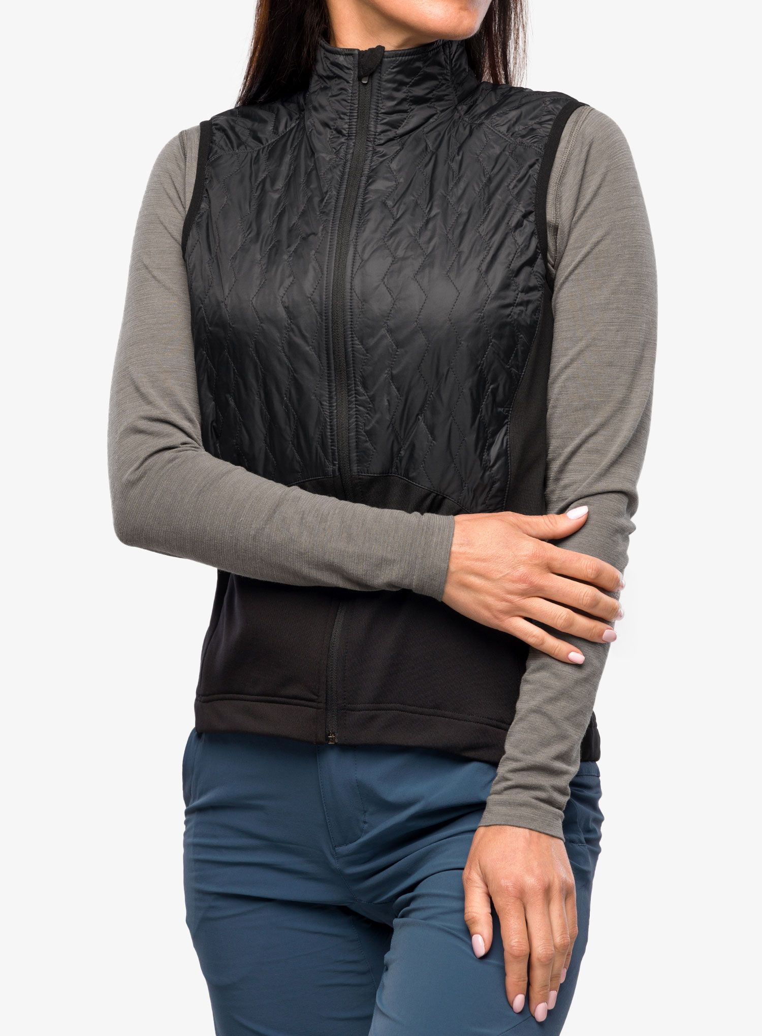 Weste Damen Sensor Infinity Zero Vest - black