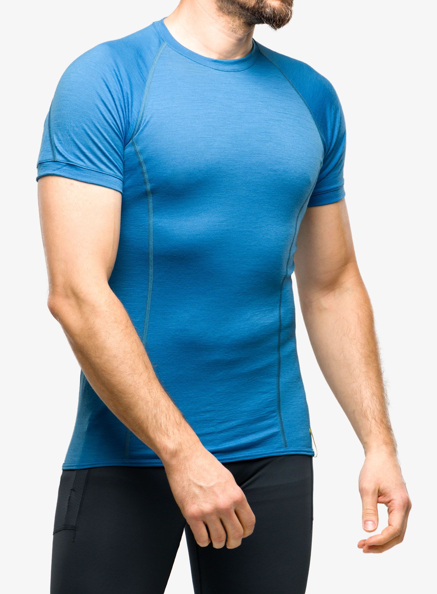 T-Shirt Herren Sensor Merino Active Tee S/S - blue
