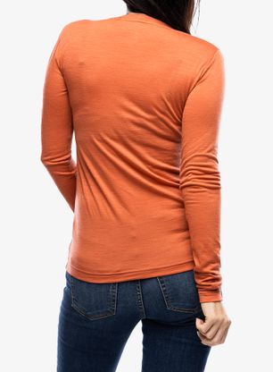Funktionsshirt Damen Langarm Sensor Merino Active Triglav Tee LS - terracotta