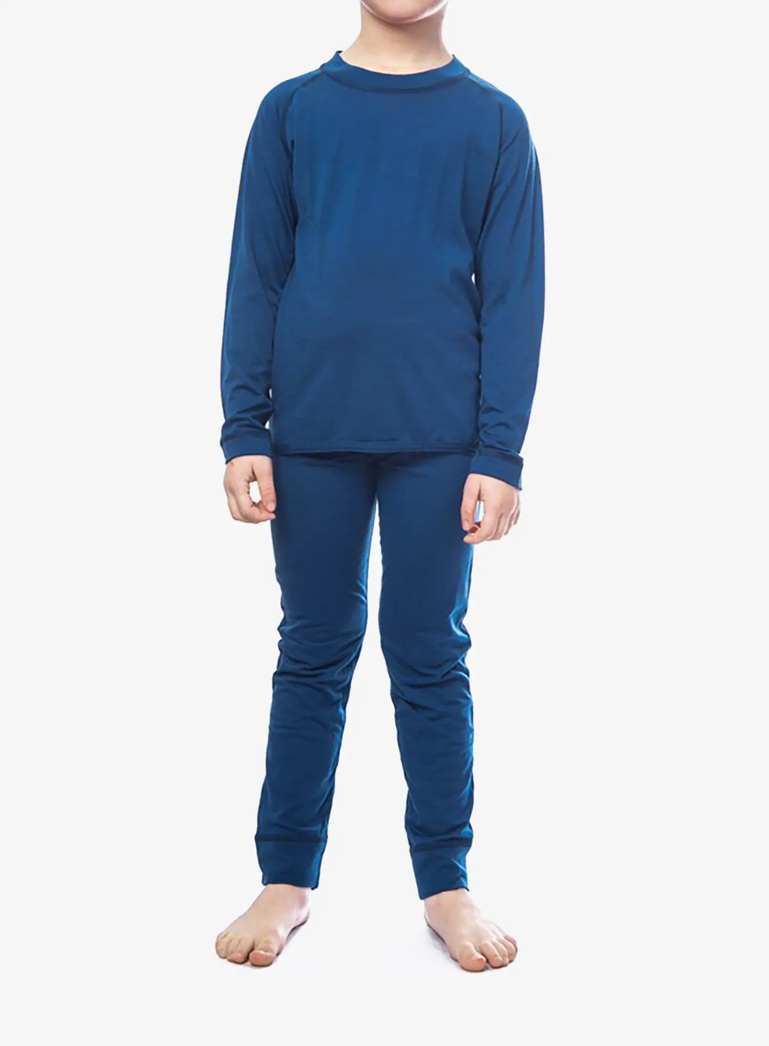 Thermounterwäsche Kinder Sensor Merino Air Set Tee LS + Underpants - dark blue