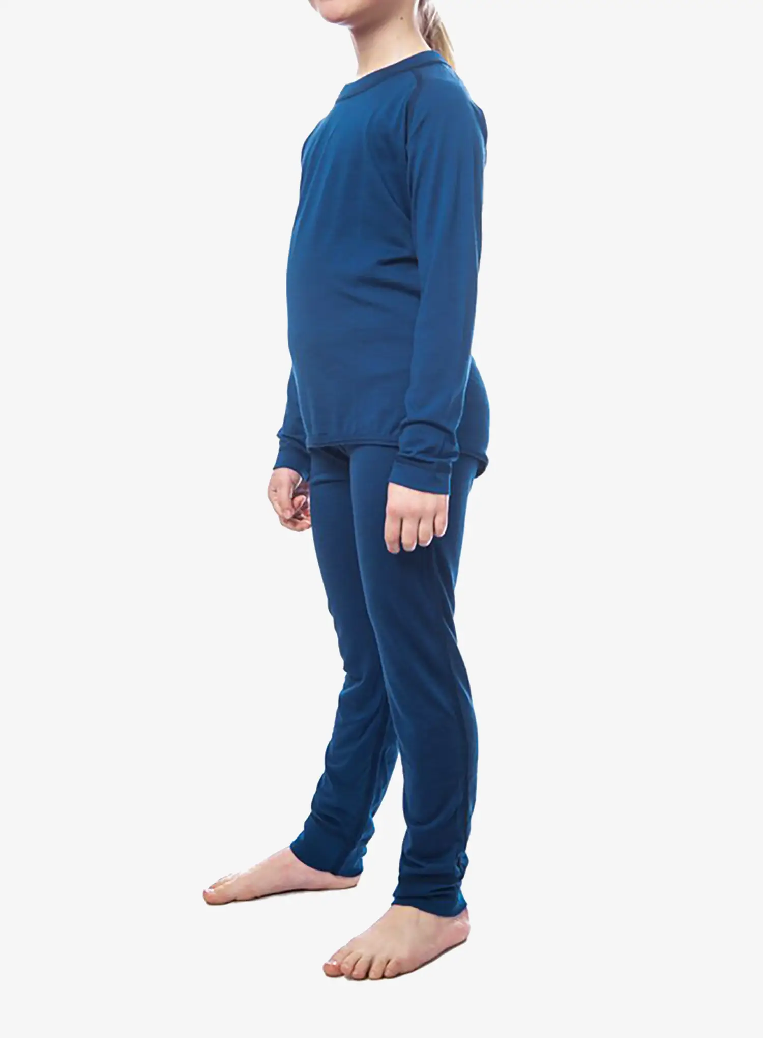 Thermounterwäsche Kinder Sensor Merino Air Set Tee LS + Underpants - dark blue