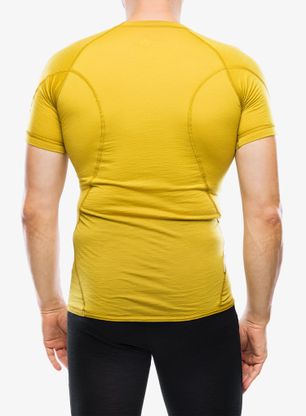 Funktionsshirt Herren Sensor Merino Air Tee S/S - mustard