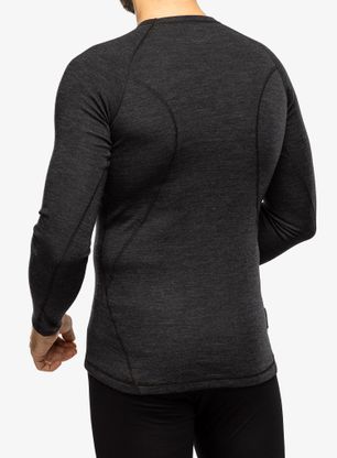 Funktionsshirt Herren Langarm Sensor Merino Bold Tee LS - anthracite grey