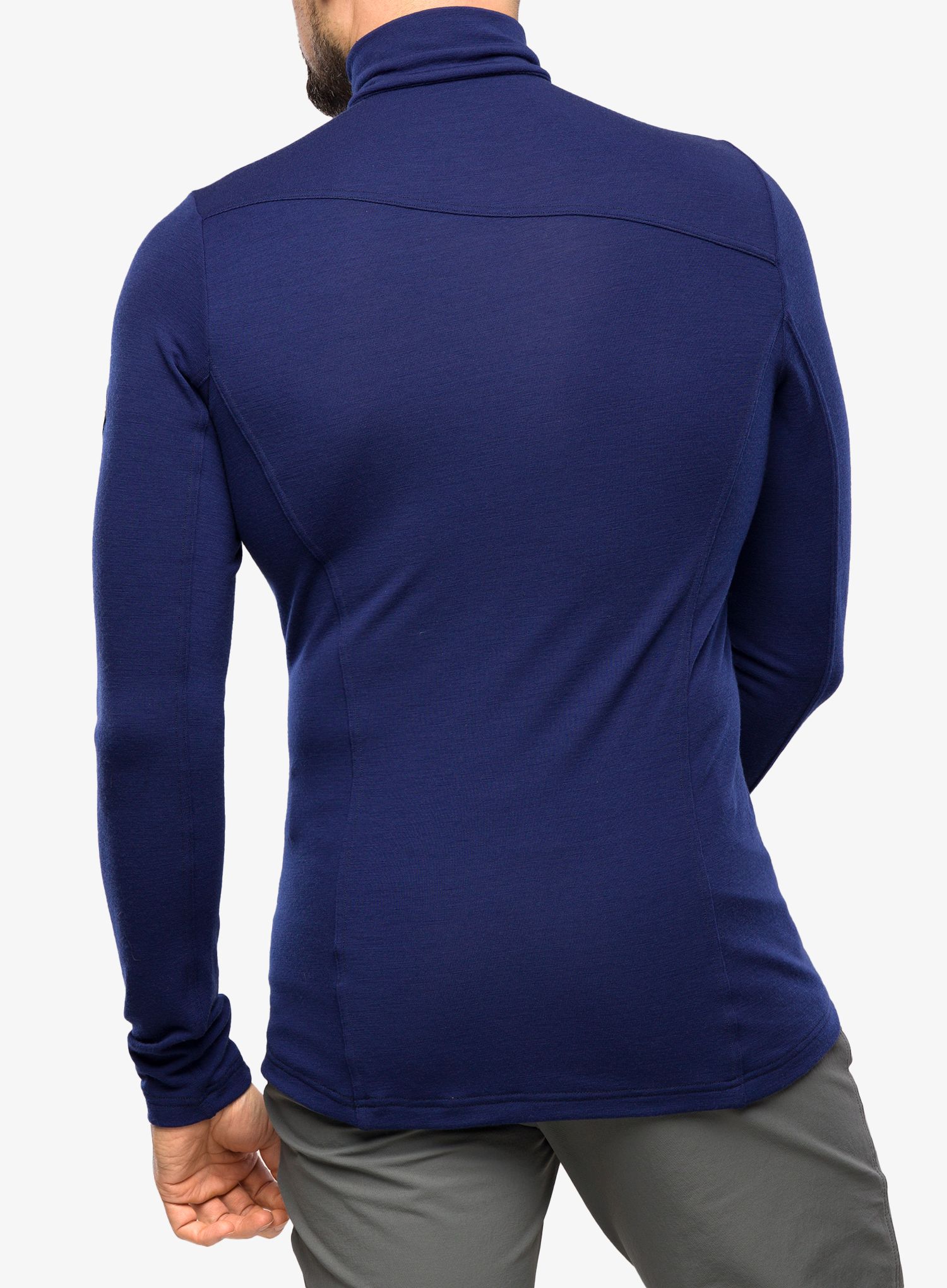 Sweatshirt Sensor Merino Extreme Tee L/S Zip - deep blue