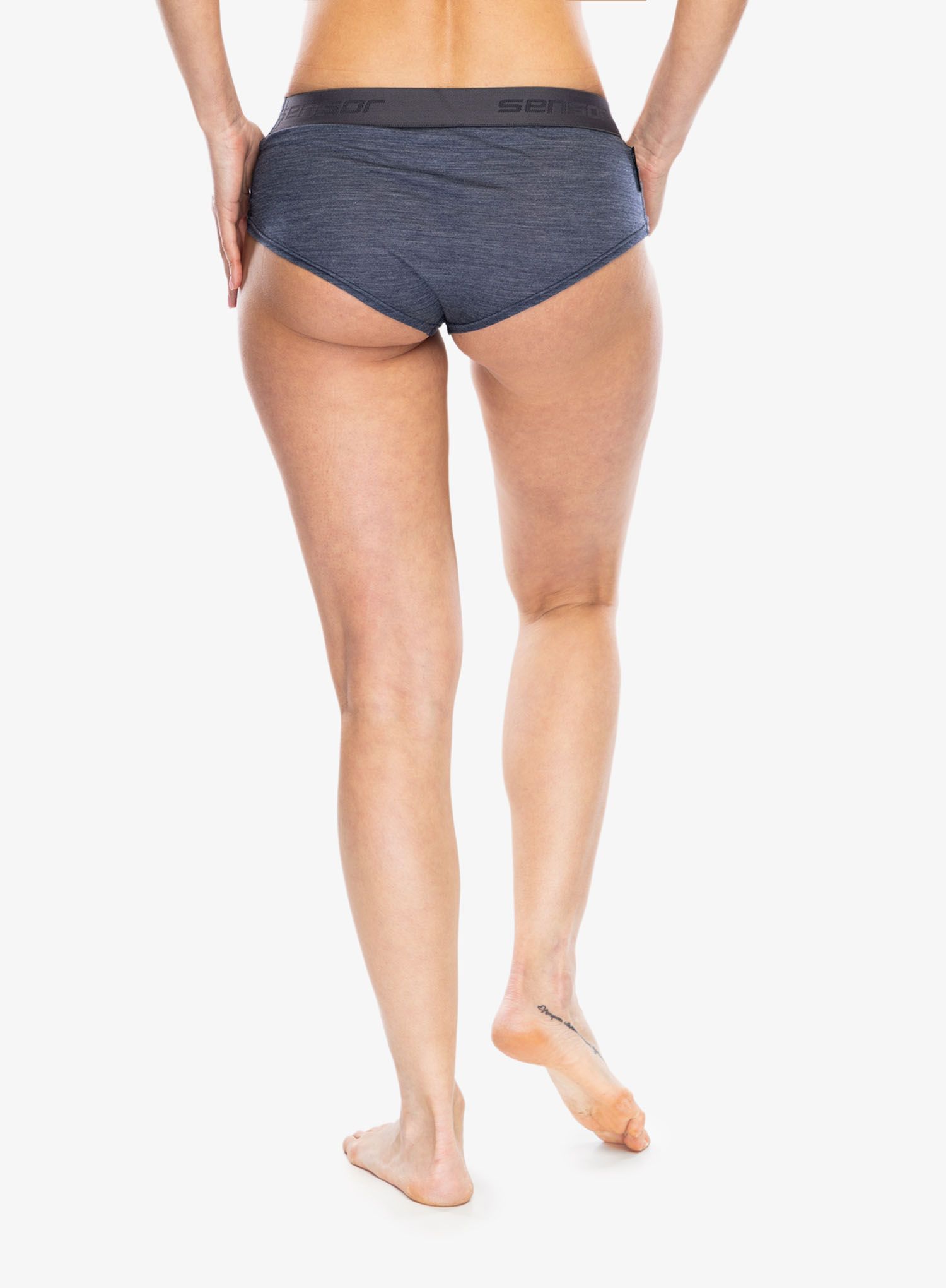 Damenslips Sensor Merino Lite Panties - mottled blue