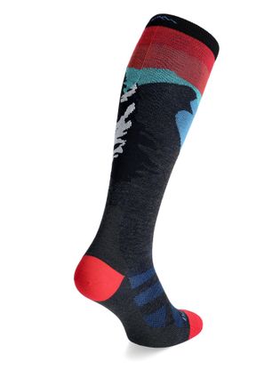 Skisocken Darn Tough Solstice OTC Lightweight - charcoal