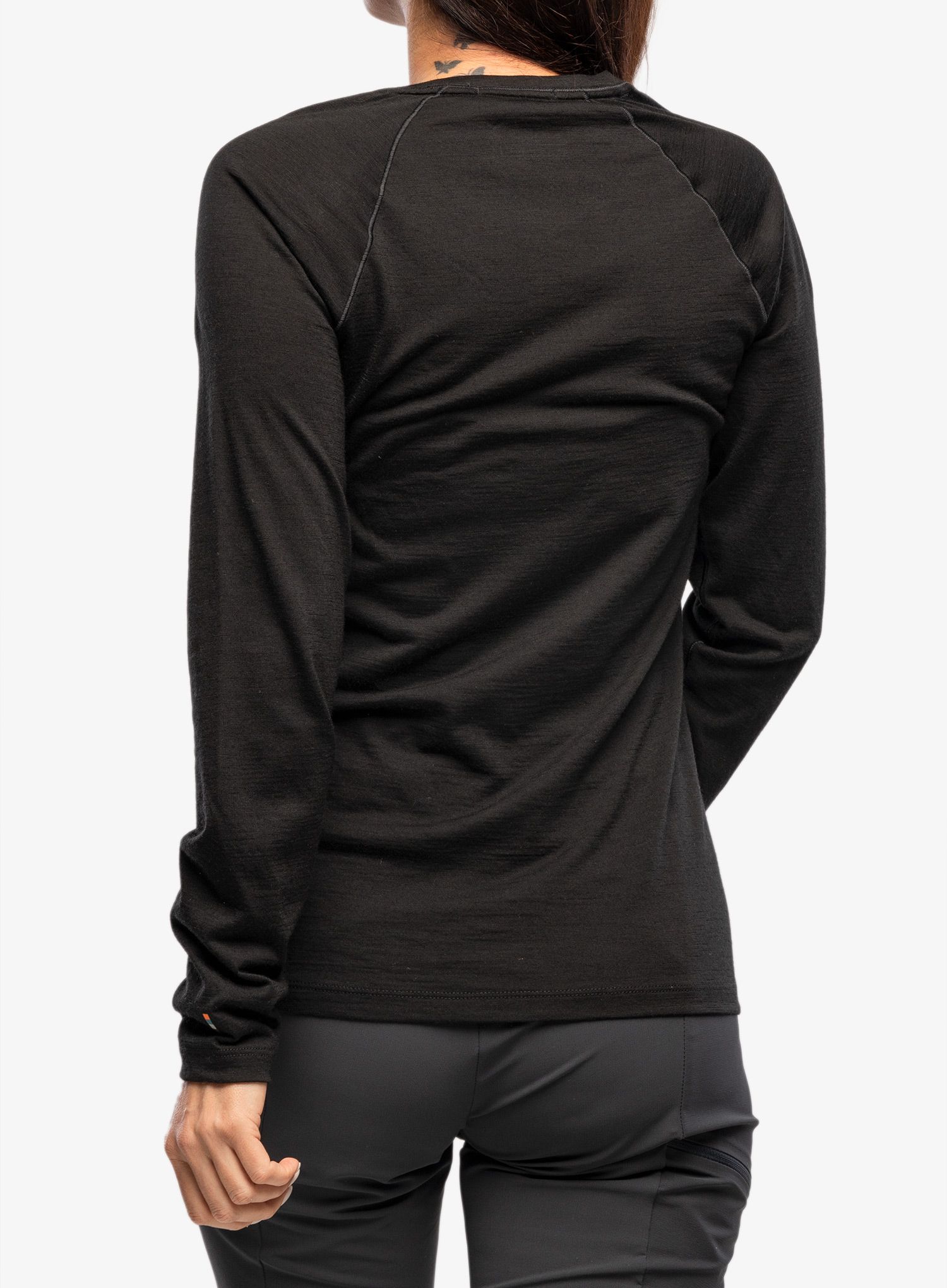 Funktionsshirt Damen Langarm Smartwool Classic All-Season Merino Base Layer Long Sleeve - black
