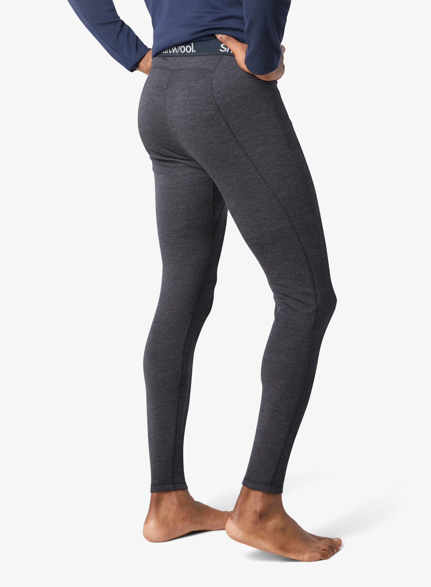Thermounterhose Smartwool Classic Thermal Merino Base Layer Bottom Boxed - charcoal heather
