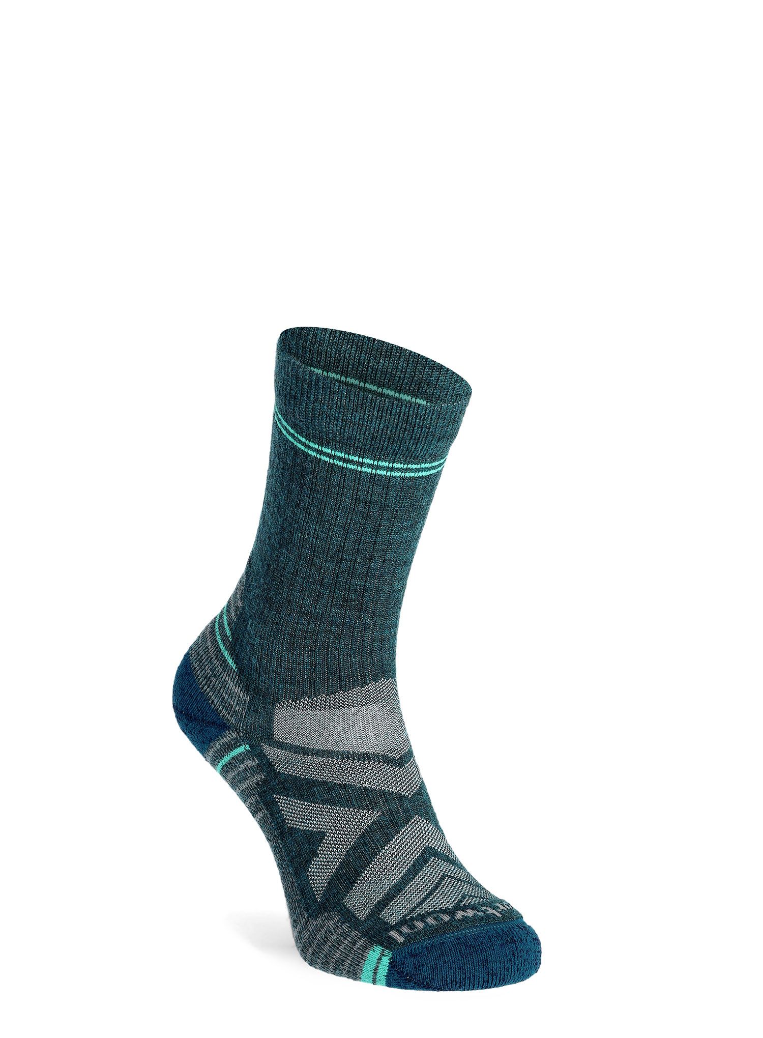 Merinosocken Damen Smartwool Hike LC Crw - twilight blue