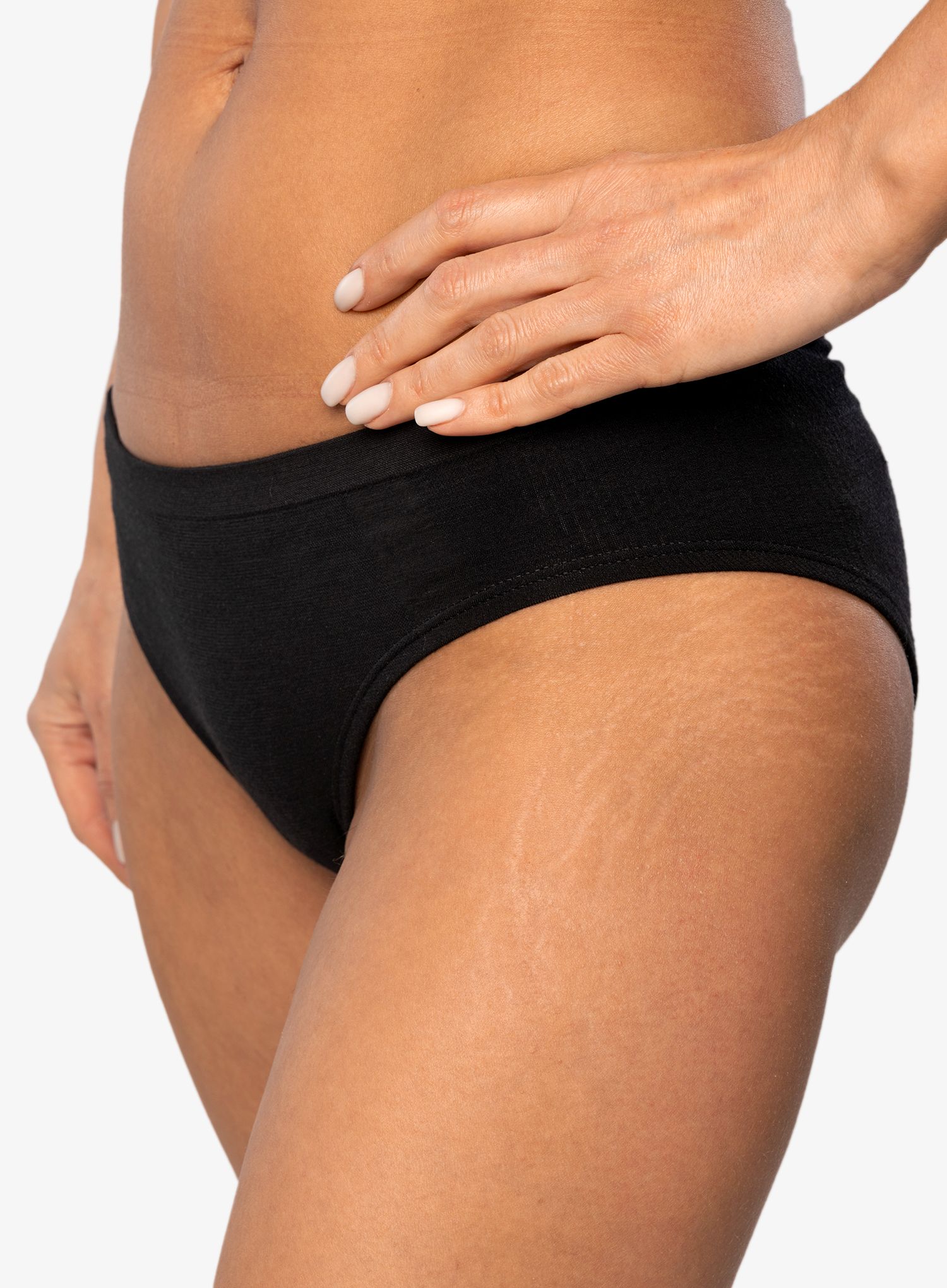 Damenslips Smartwool Intraknit Bikini Boxed - black