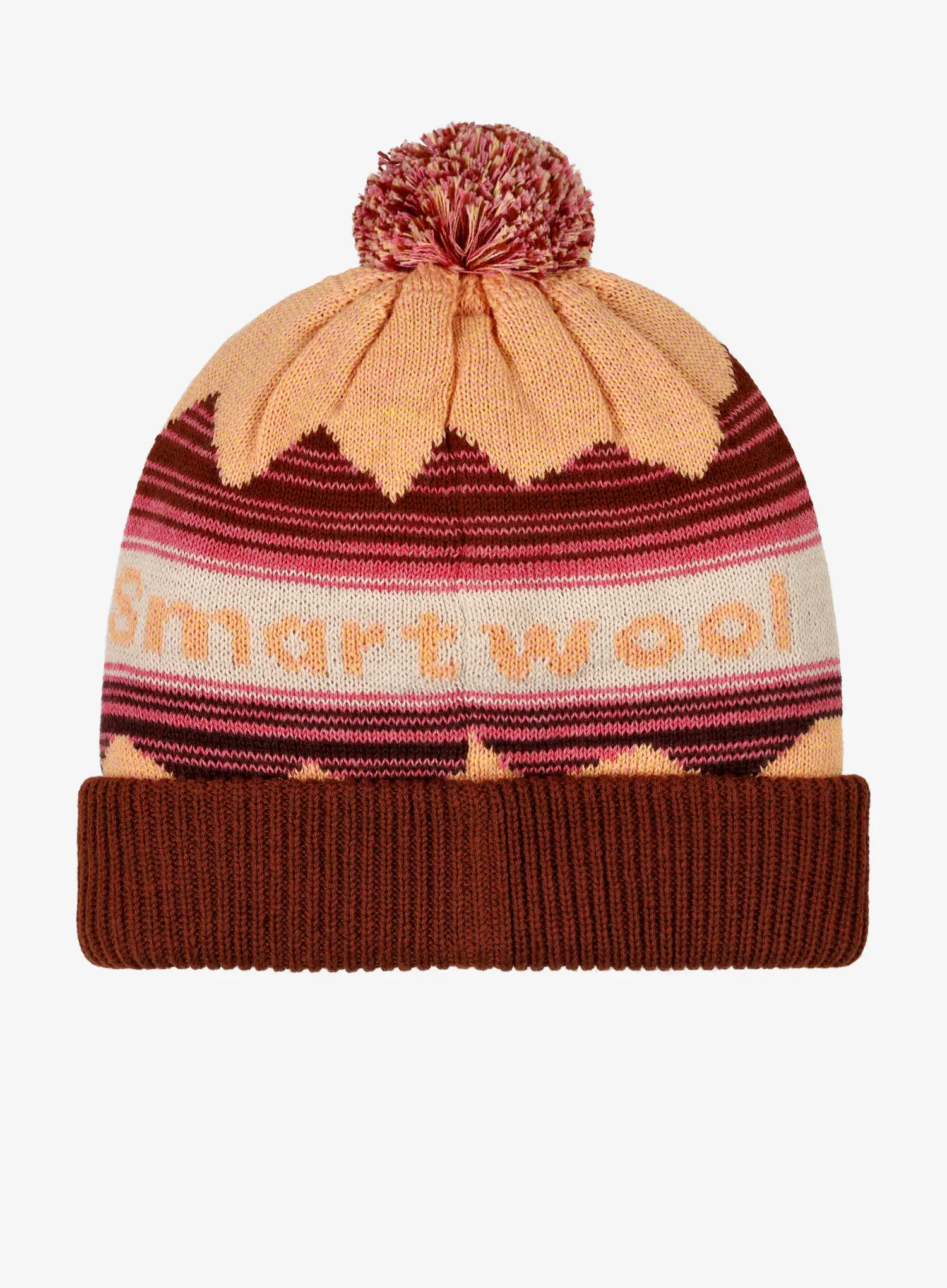 Wintermütze Smartwool Knit Winter Pattern POM Beanie - apricot