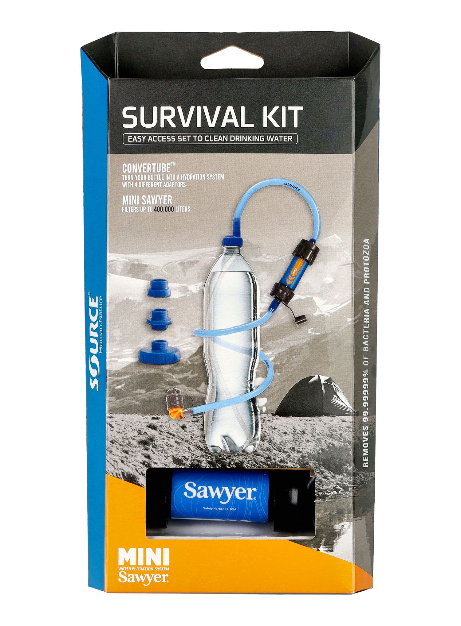 Rohr Source Convertube + Filter - transparent/blue