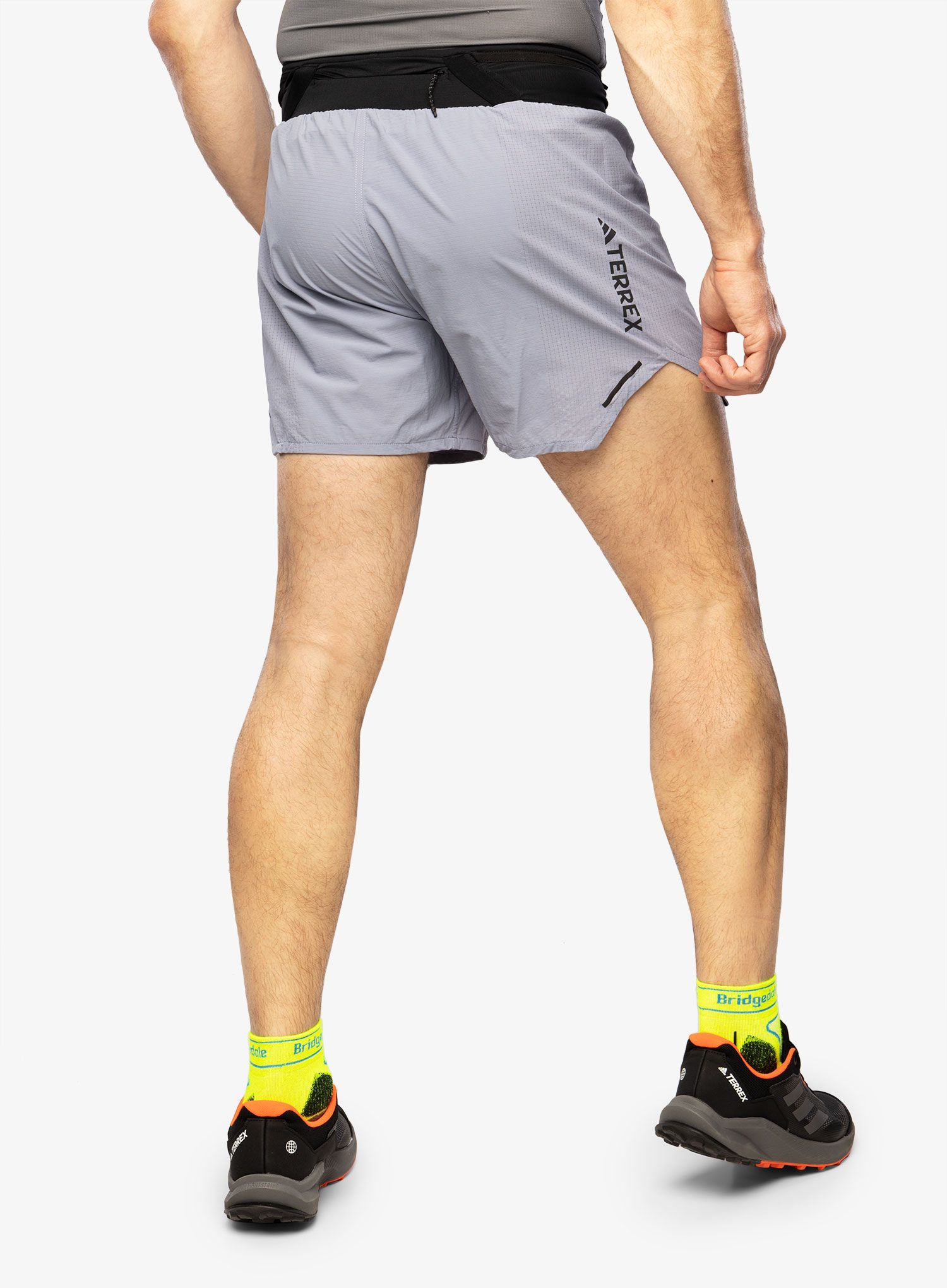 Laufshorts Herren adidas TERREX Agravic Pro Trail Running Shorts - silver violet