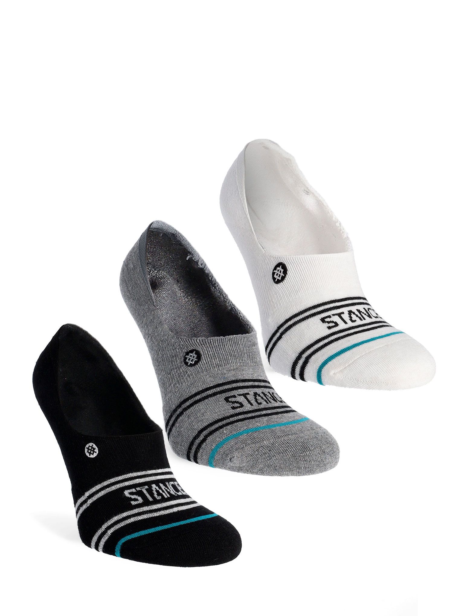 Outdoorsocken Stance Basic 3 Pack No Show - multi