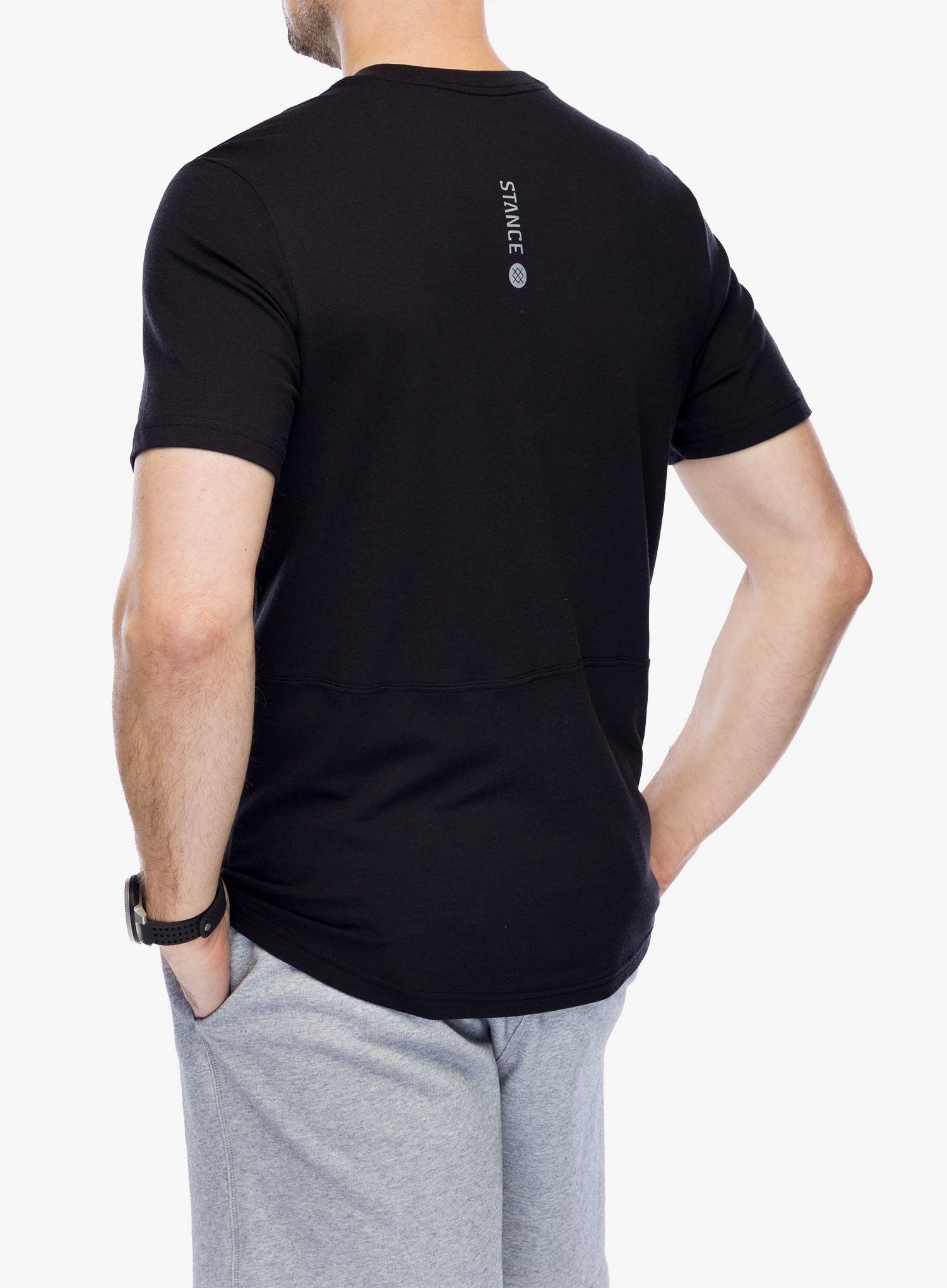 Shirt Stance Fragment Perf SS - black