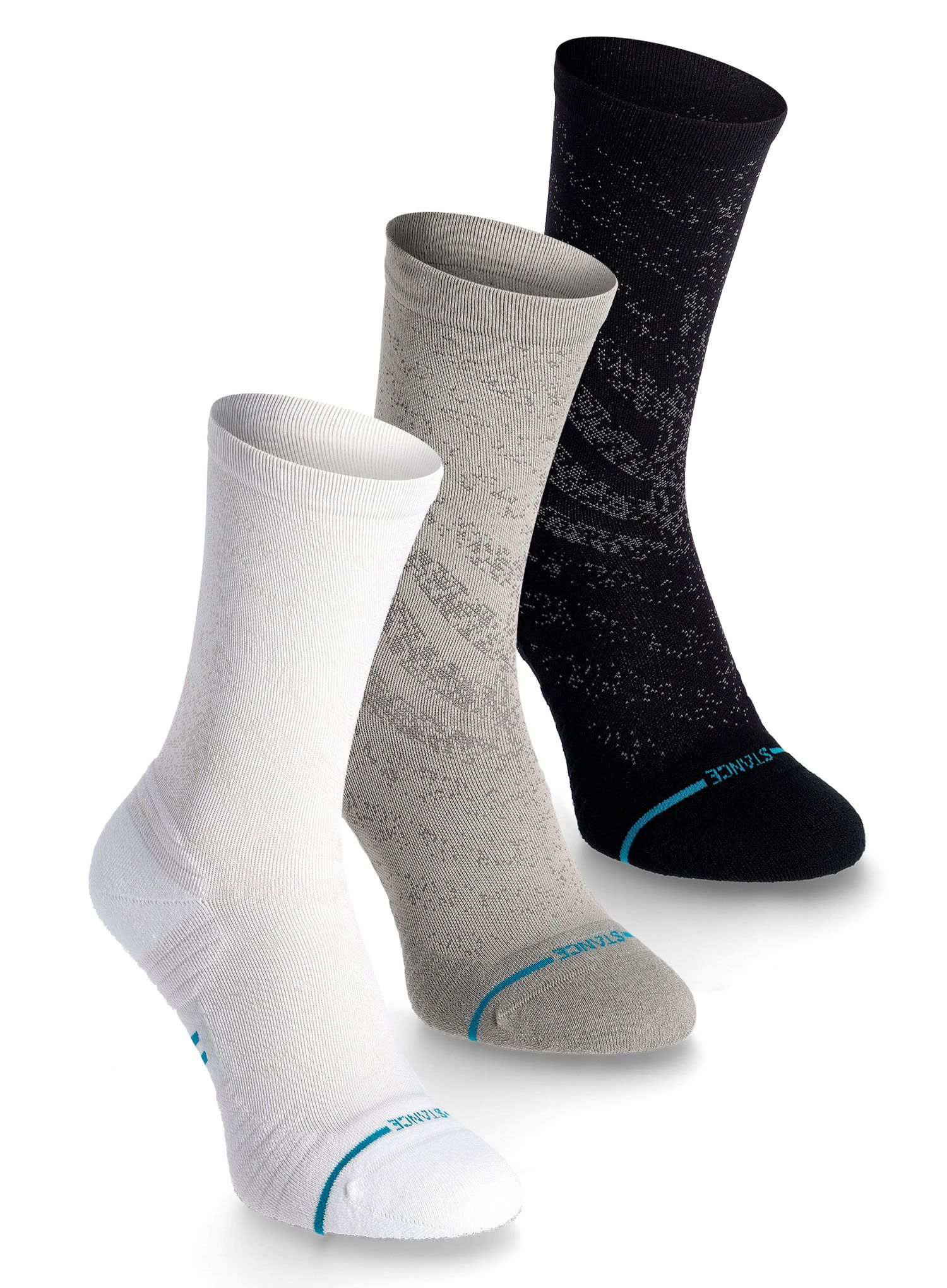 Laufsocken Herren Stance Run Lt Crew 3 Pack - multi