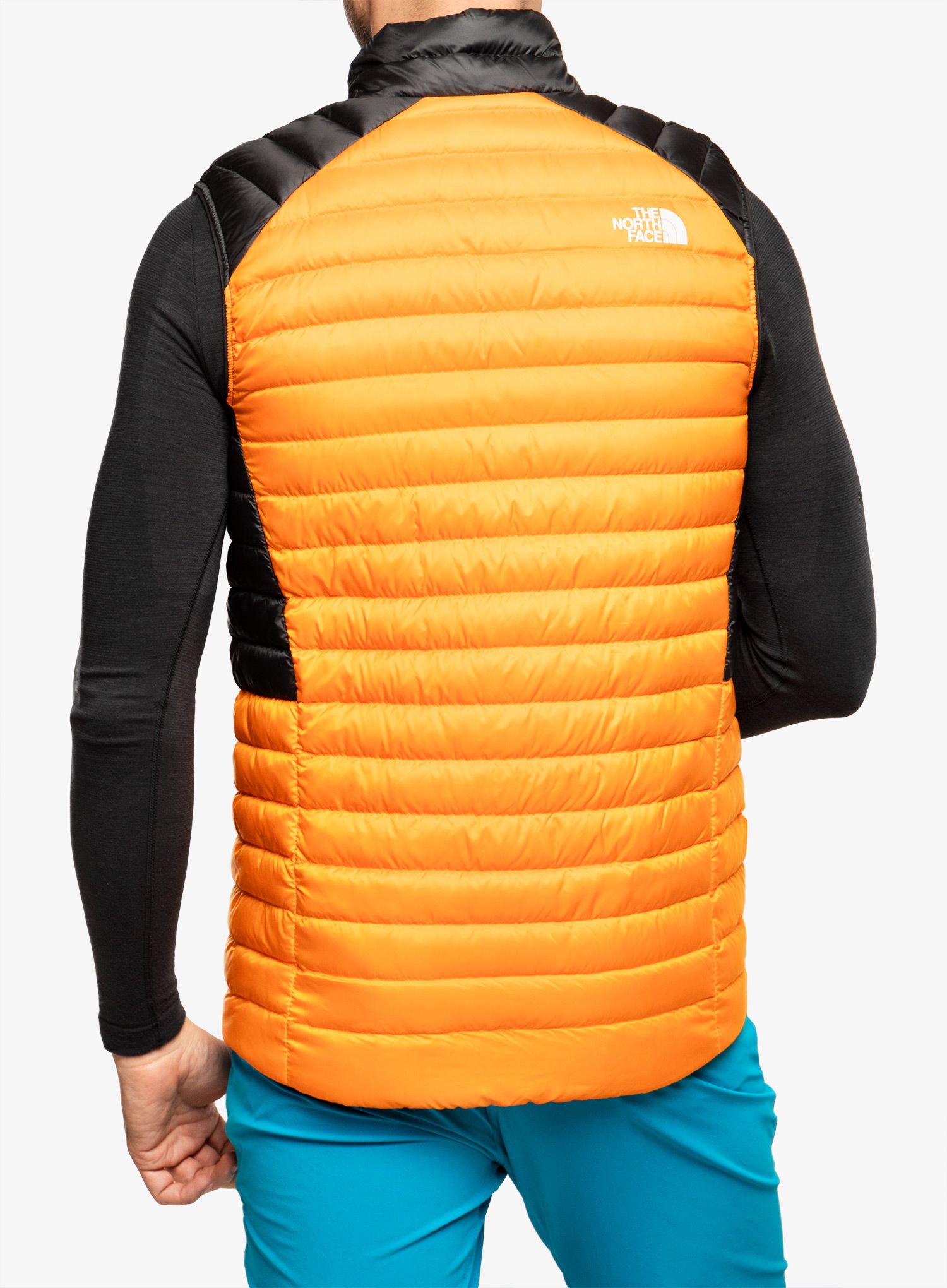 Weste Herren The North Face Bettaforca Lt Down Vest - cone orange/asphalt grey