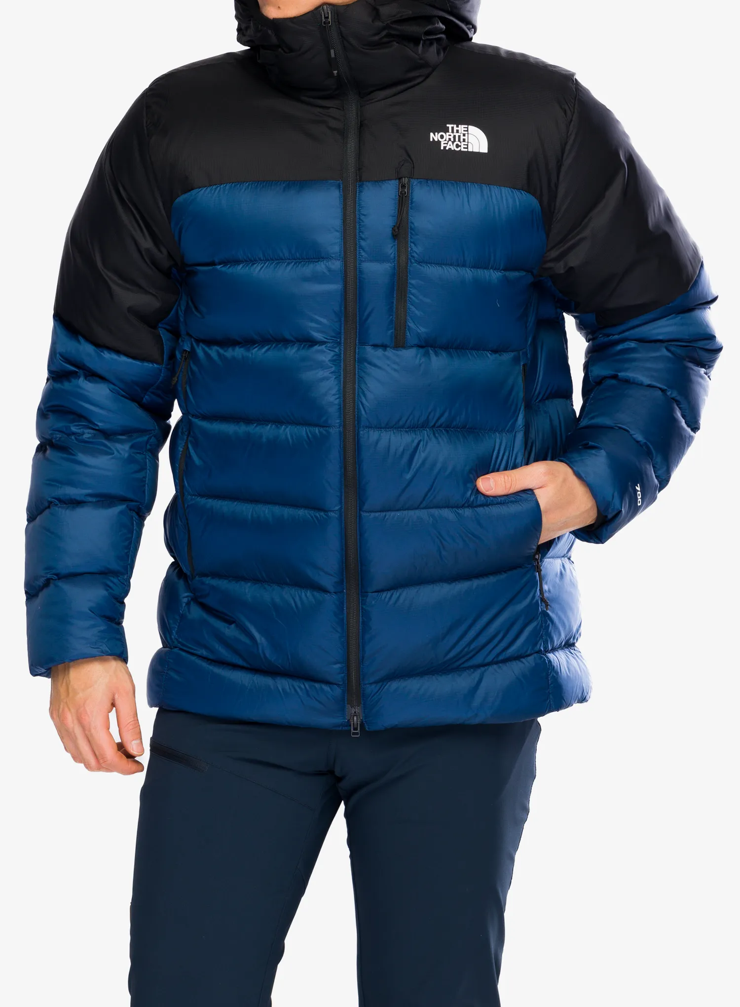Daunenjacke The North Face Kalix Down Hoodie - shady blue/tnf black