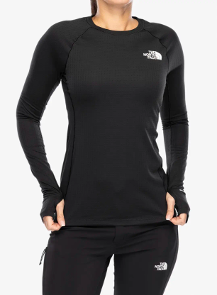 Funktionsshirt Damen Langarm The North Face Summit Pro 120 Crew - tnf black