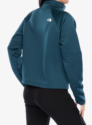 Pullover Damen The North Face Vertical Thermal 1/4 Zip - midnight petrol