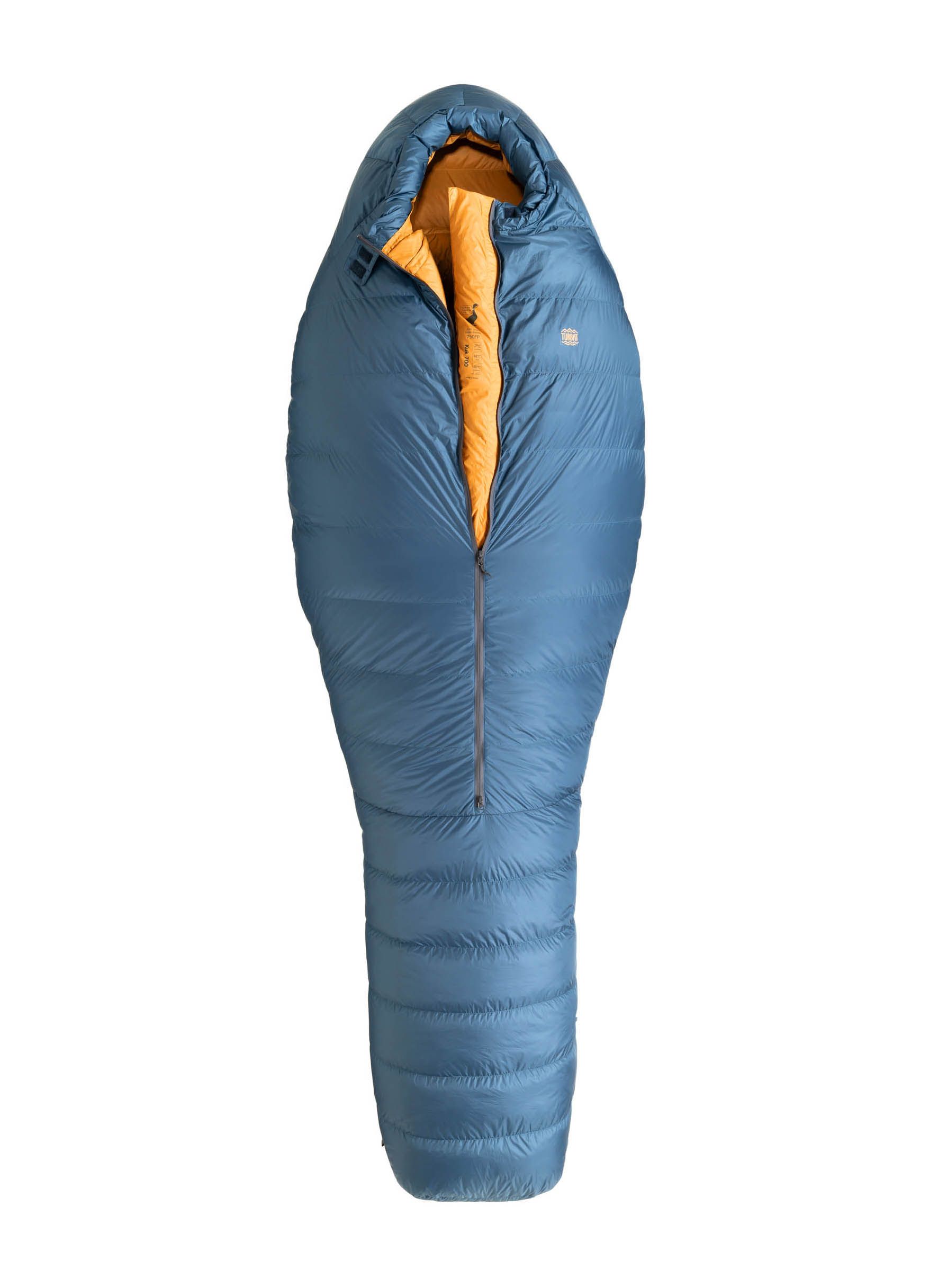 Daunenschlafsack Turbat Kuk 700 (185 cm) - legion blue/dark cheddar