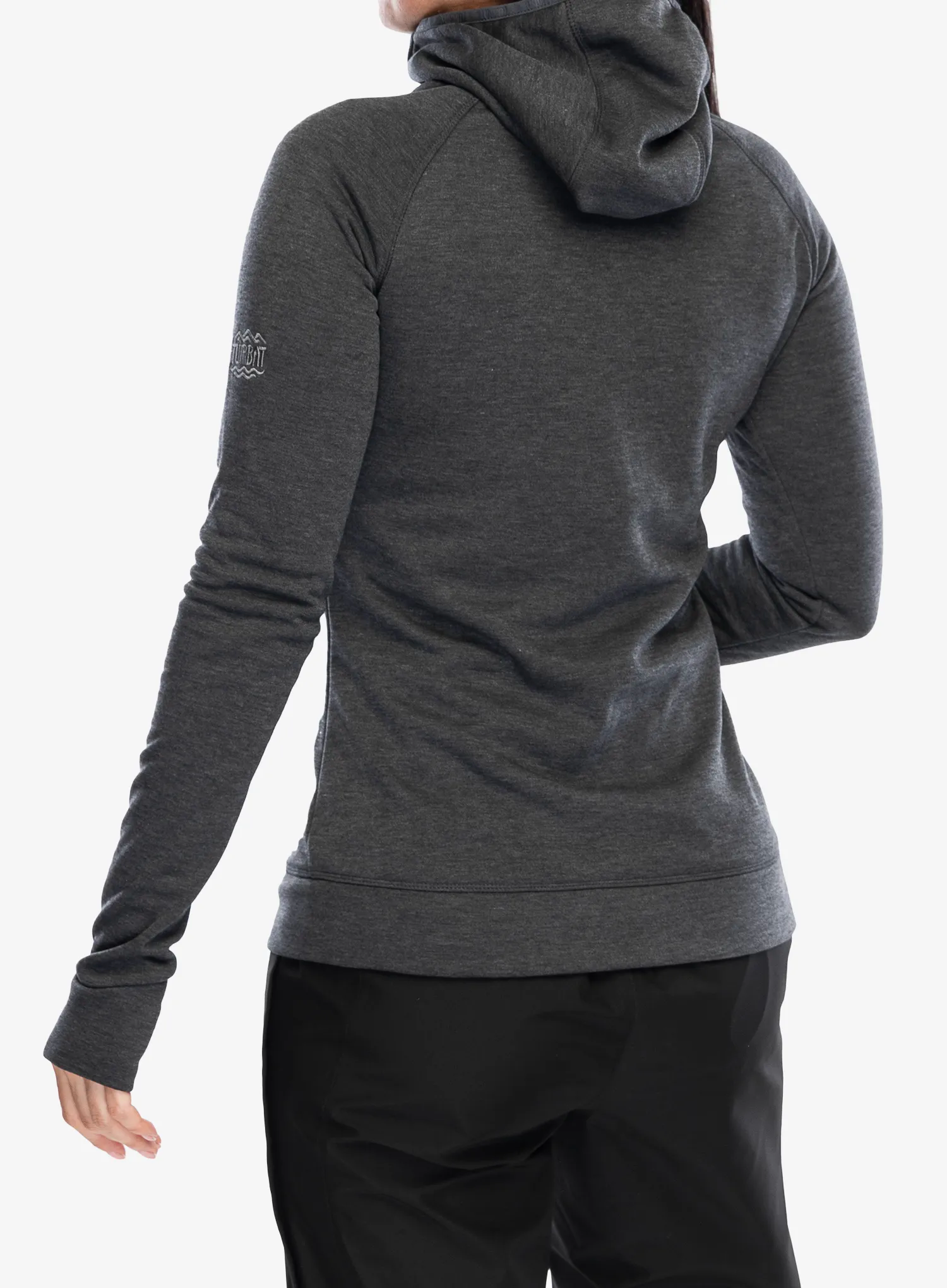 Fleecepullover Damen Turbat Peak Fleece - jet black