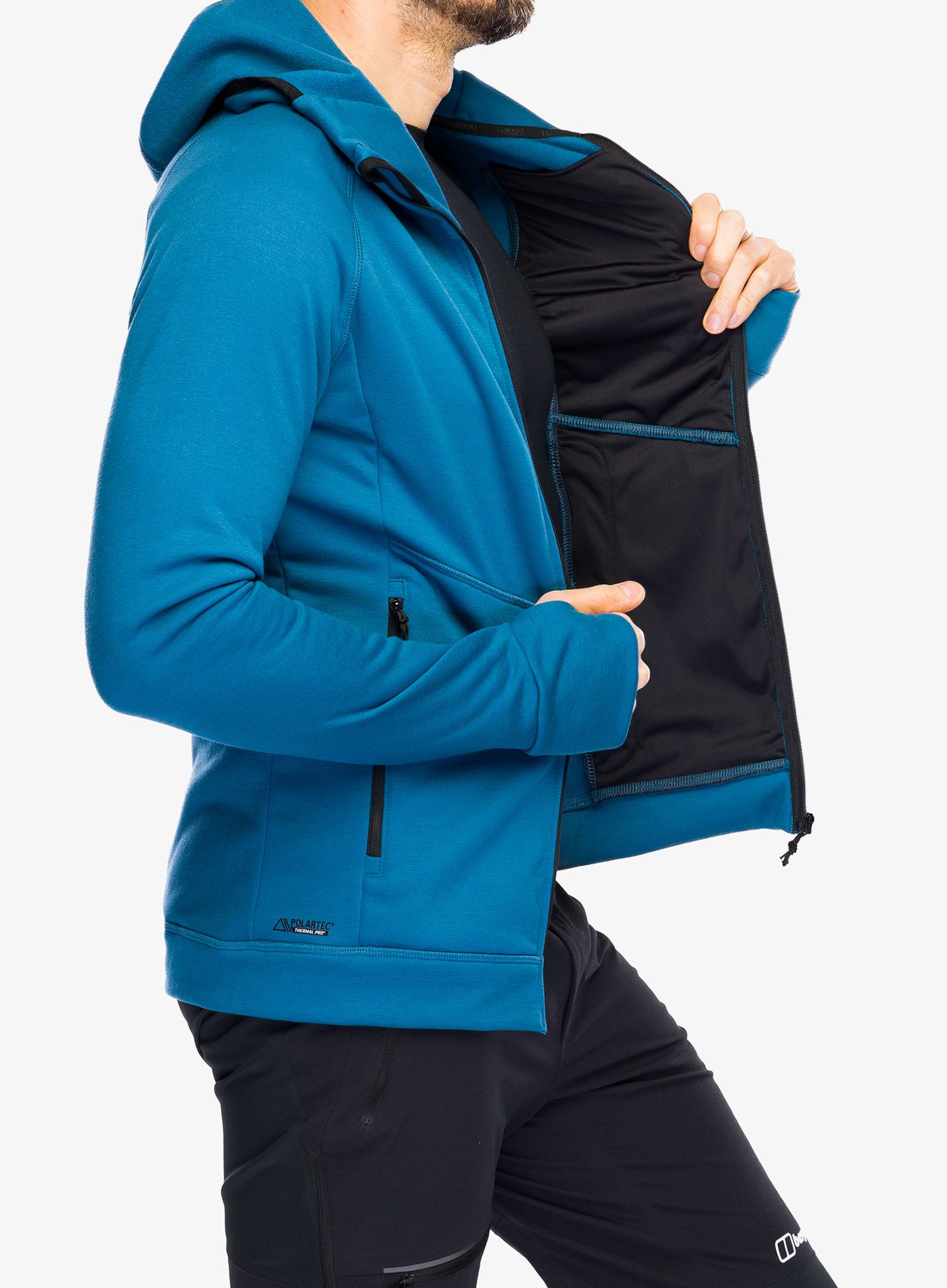 Hoodie Turbat Peak - midnight blue