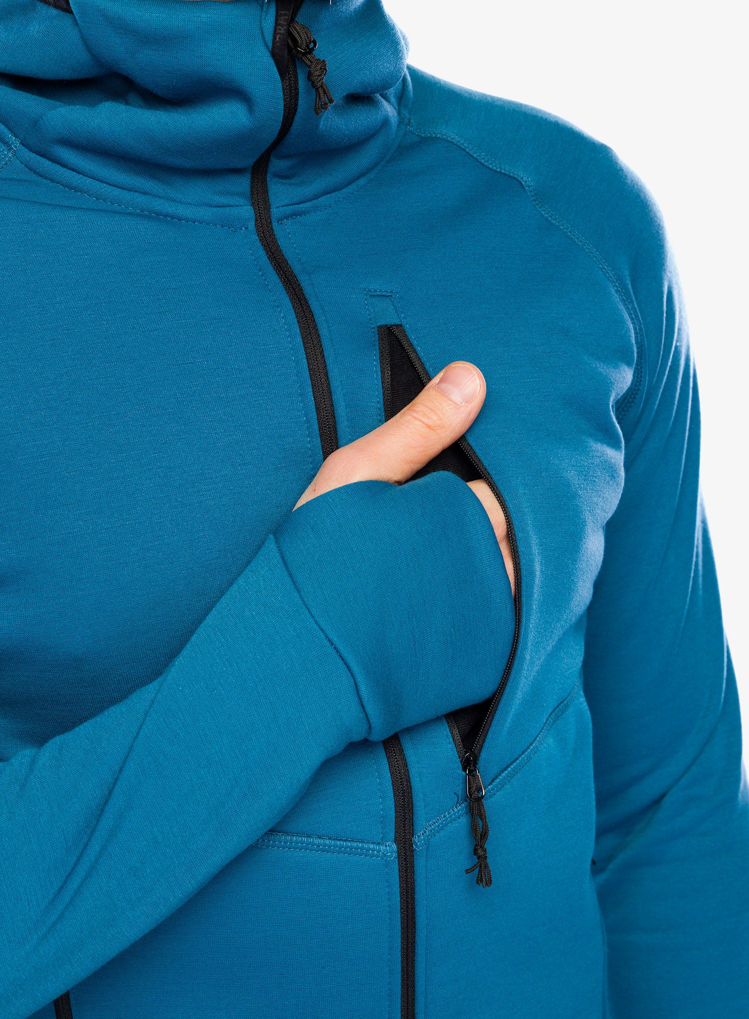 Hoodie Turbat Peak - midnight blue