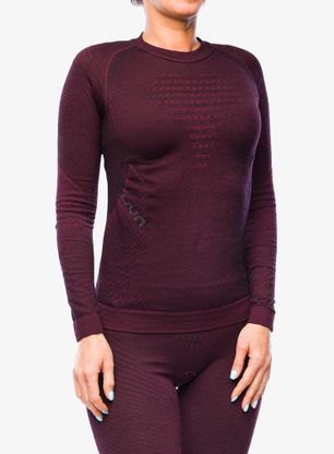 Funktionsshirt Damen Langarm UYN Fusyon Biotech UW Shirt LS - windsor wine