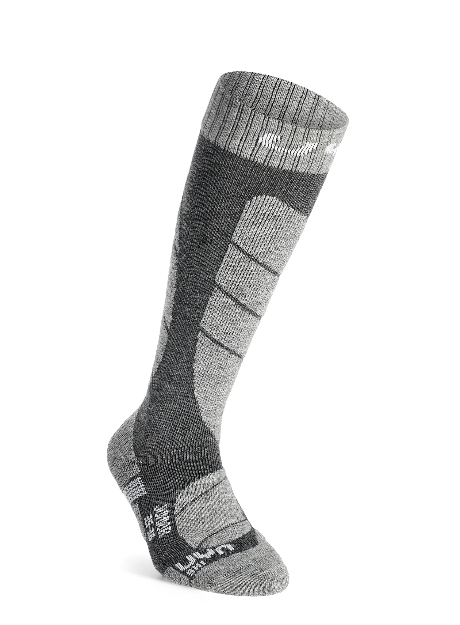 Kindersocken UYN Junior Ski Socks - grey