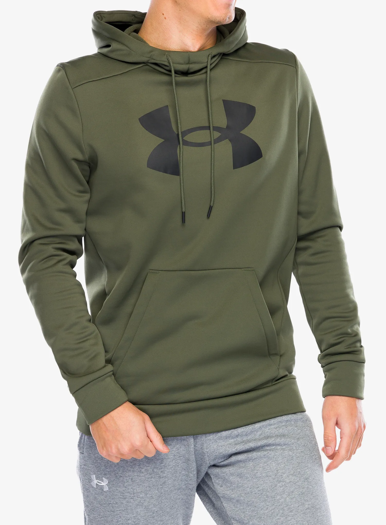 Hoodie Under Armour Armour Fleece Big Logo Hoodie - marine od green/black