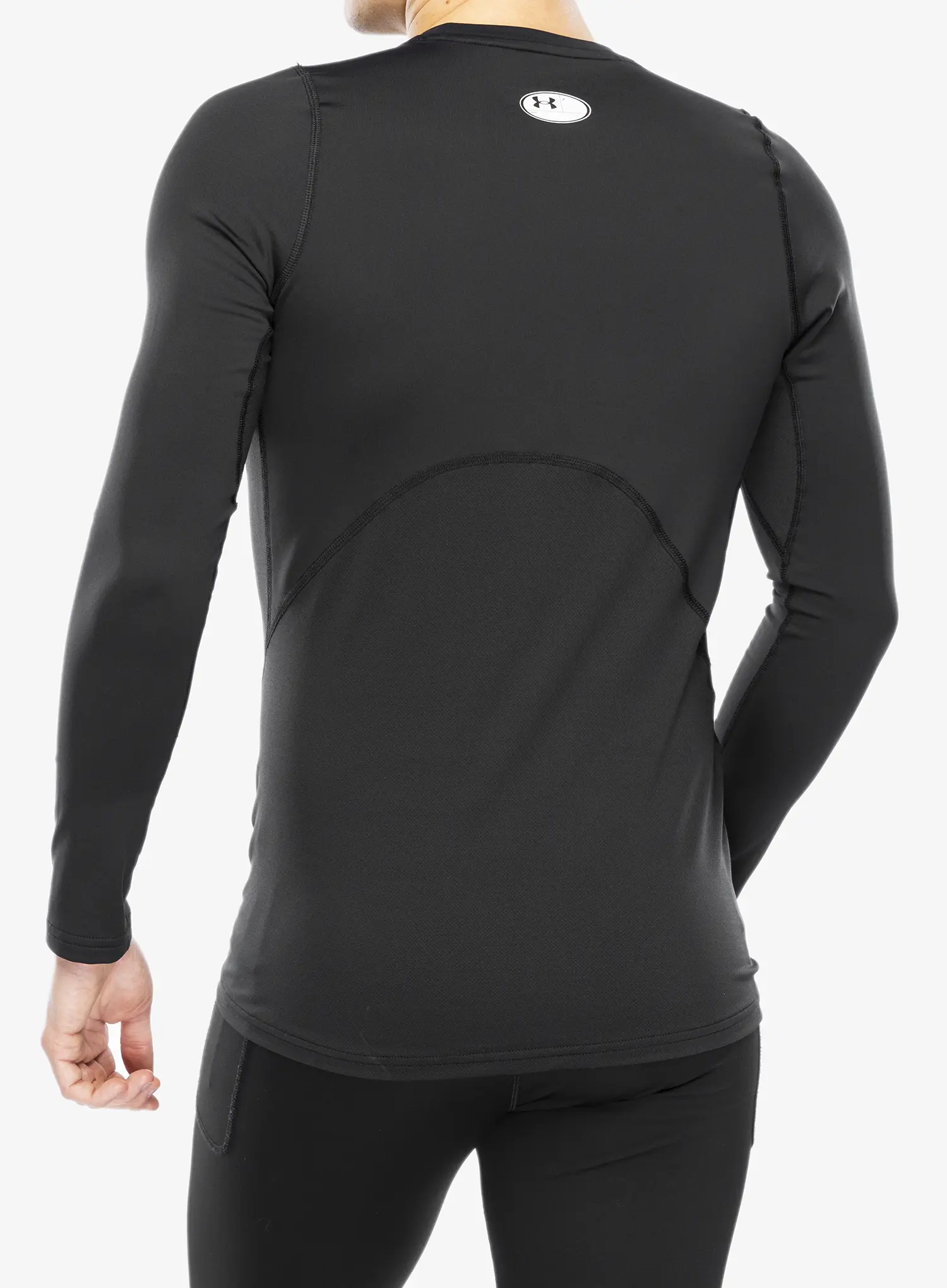 Pullover Under Armour ColdGear Fitted Crew - black/white