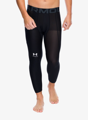 Trainingsleggings Under Armour HeatGear 3/4 Leggings - black/white