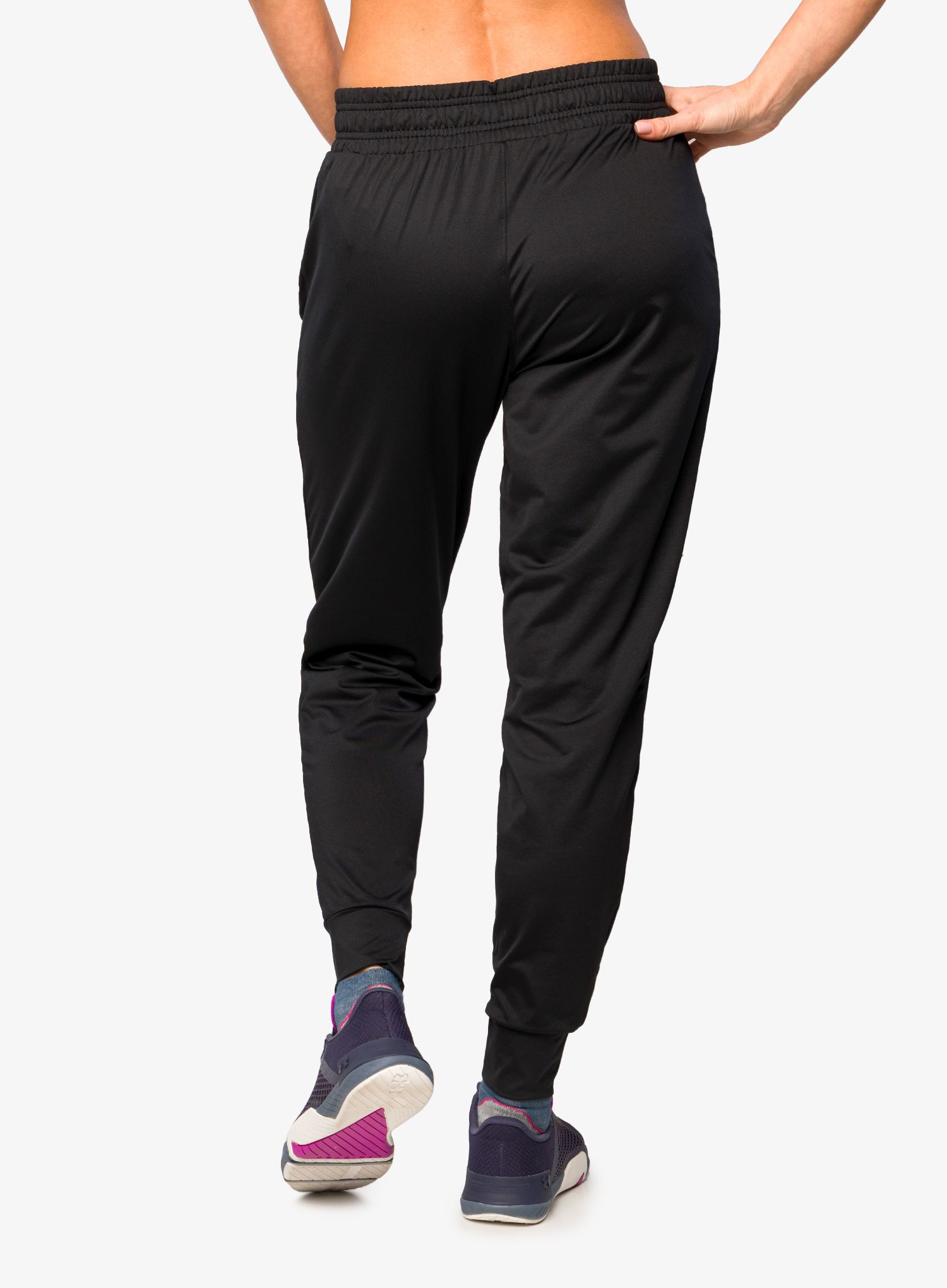 Hose Damen Under Armour HeatGear Pants - black/jet gray