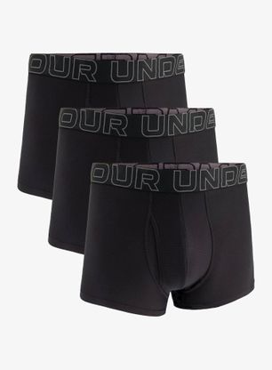 Boxershorts Under Armour Performance Tech 3 in 3-Pack Boxerjock - black/black/castlerock