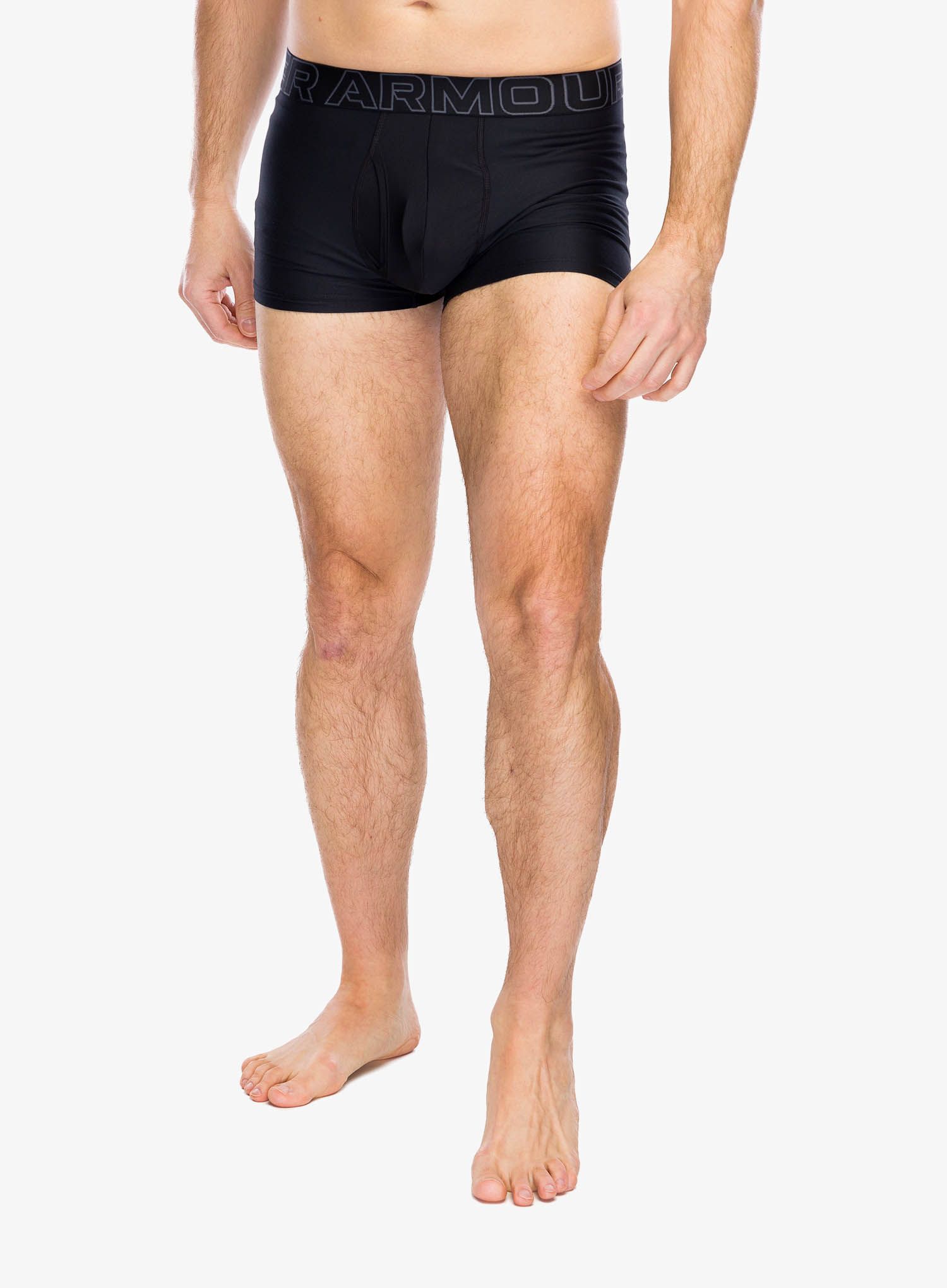 Boxershorts Under Armour Performance Tech 3 in 3-Pack Boxerjock - black/black/castlerock