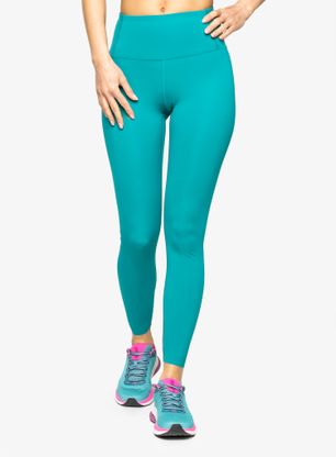 Leggings Damen Under Armour Rush SmartForm Ankle Leggings - coastal teal/iridescent
