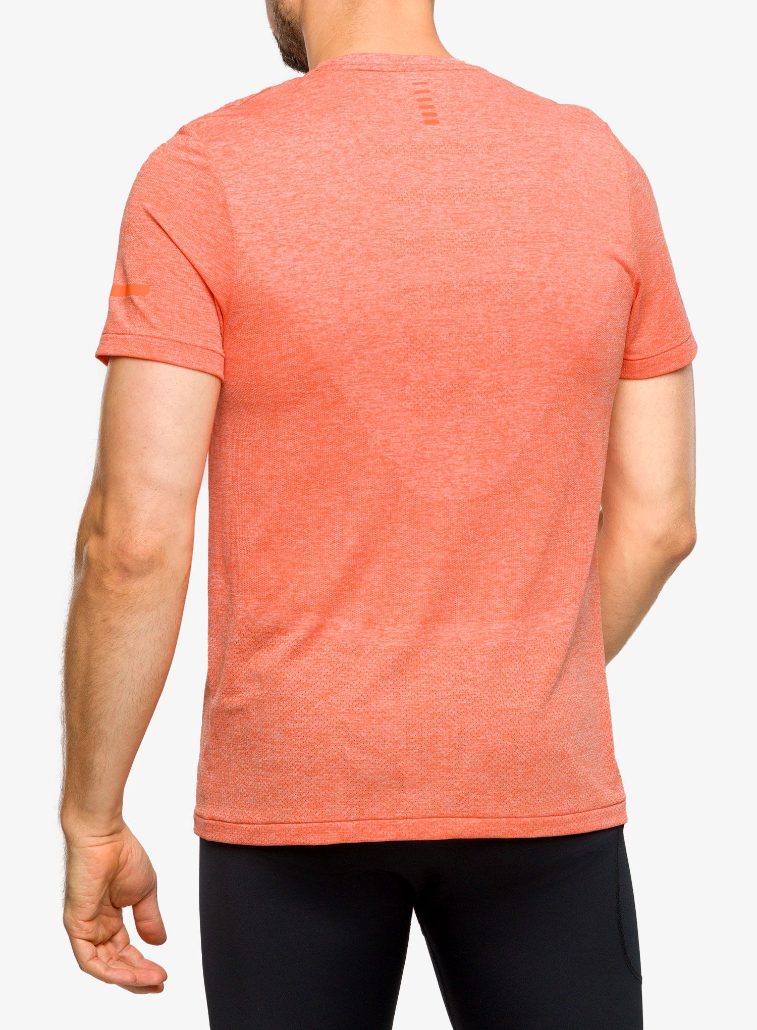 Laufshirt Herren Under Armour Seamless Stride SS - frosted orange/reflective