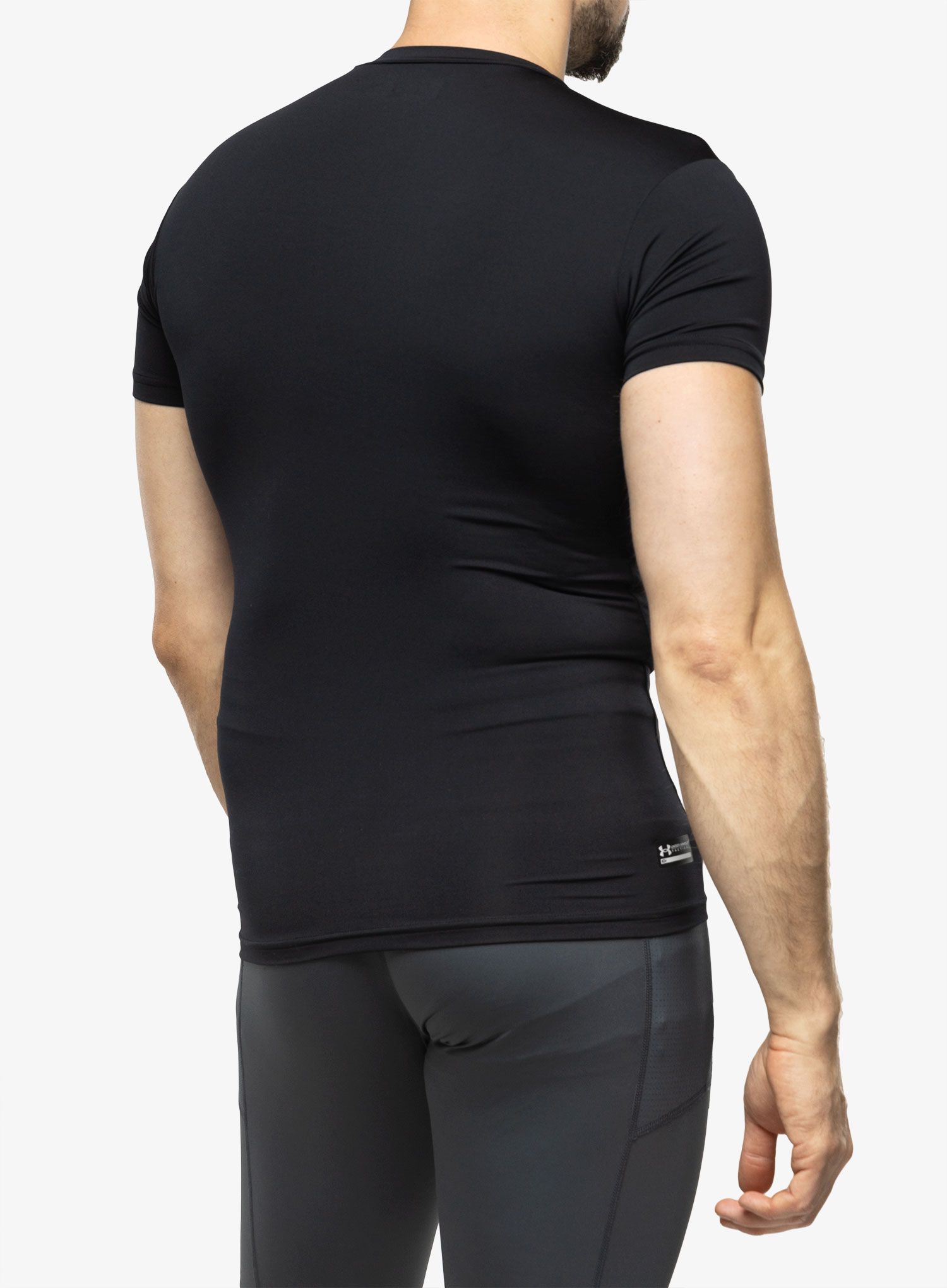 Taktisches Shirt Under Armour Tactical HeatGear Compression Tee - black/clear