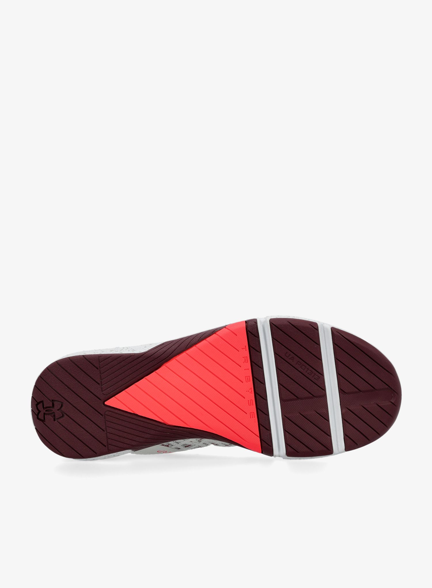Schuhe Herren Under Armour TriBase Reign 5 - white clay/deep red/beta